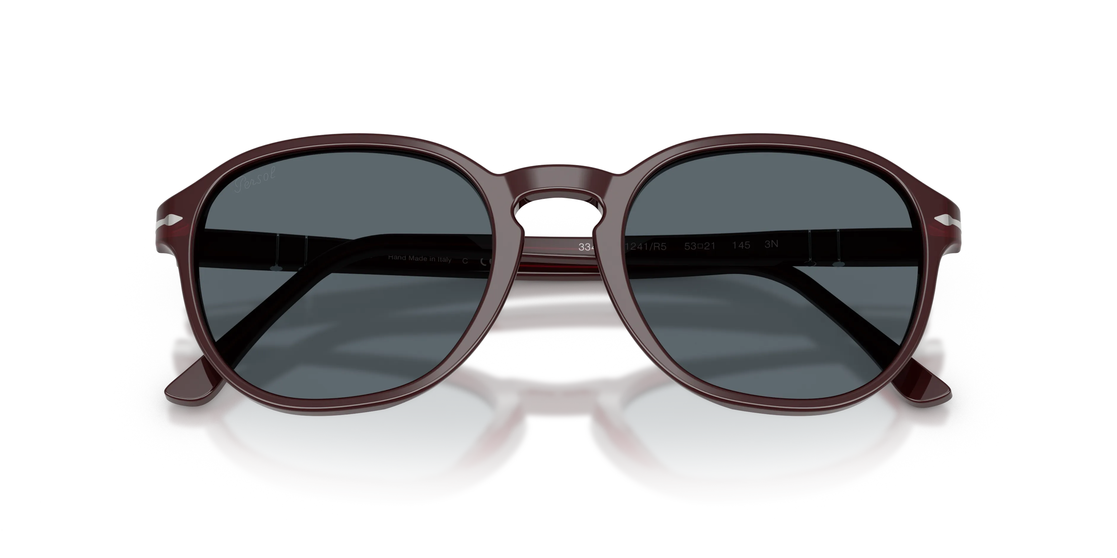 Persol PO3343S 1241R5 Occhiali da sole Acetato Viola Blu Pillow Normale - immagine 2