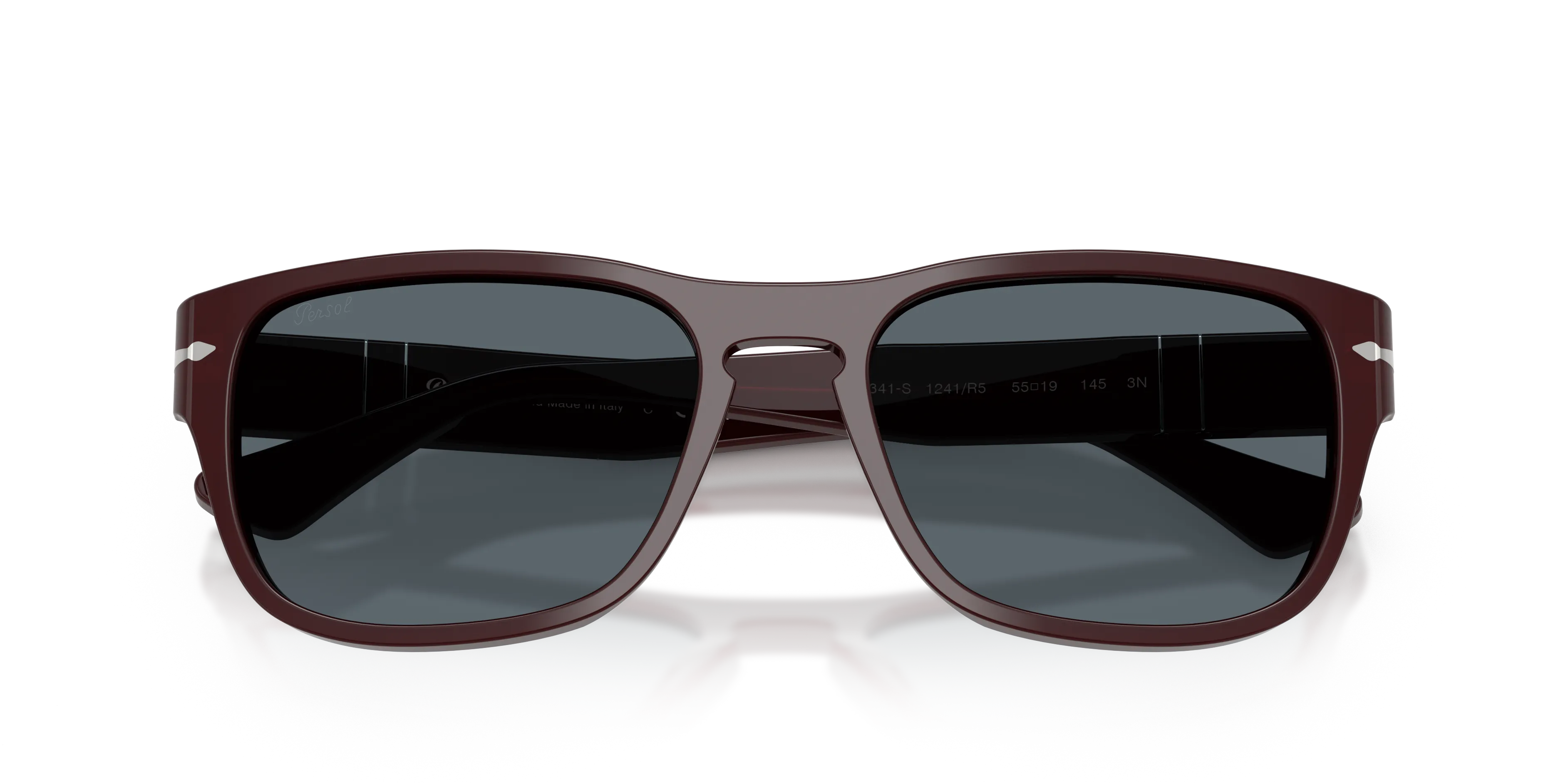 Persol PO3341S 1241R5 Occhiali da sole Acetato Viola Blu Pillow Normale - immagine 2