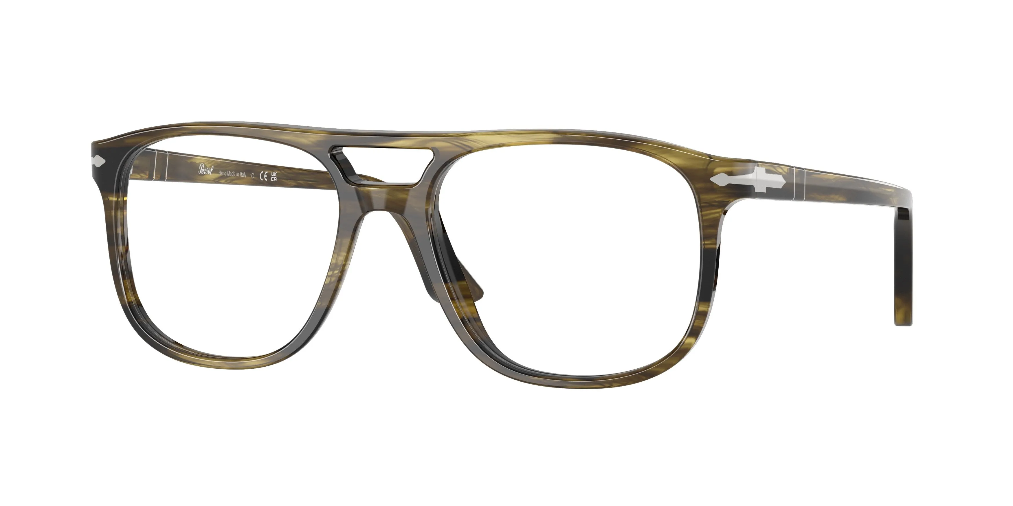 Persol PO3329V GRETA 1237 Montature da vista Acetato Verde Pilot Normale - immagine 1