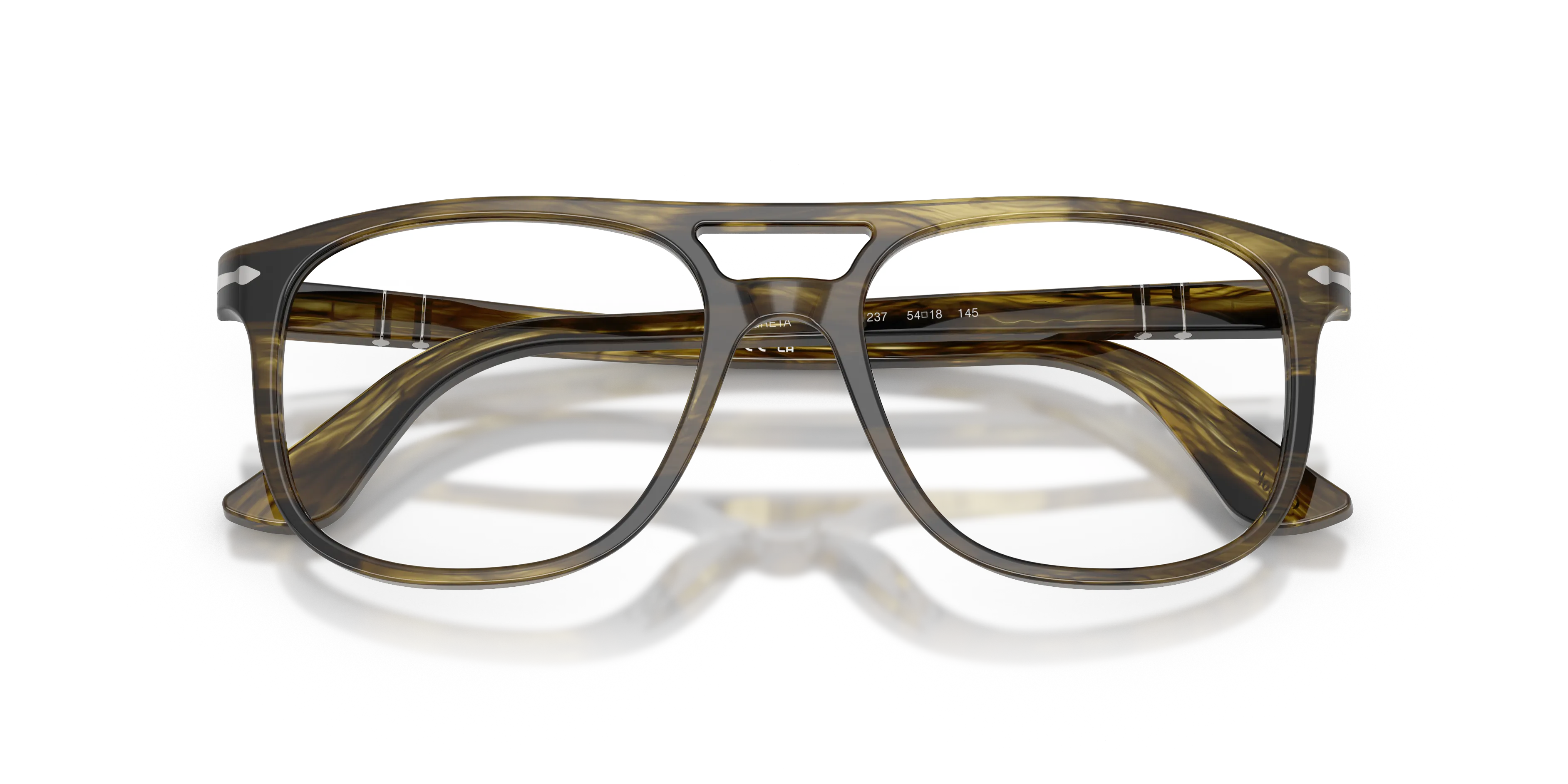 Persol PO3329V GRETA 1237 Montature da vista Acetato Verde Pilot Normale - immagine 2