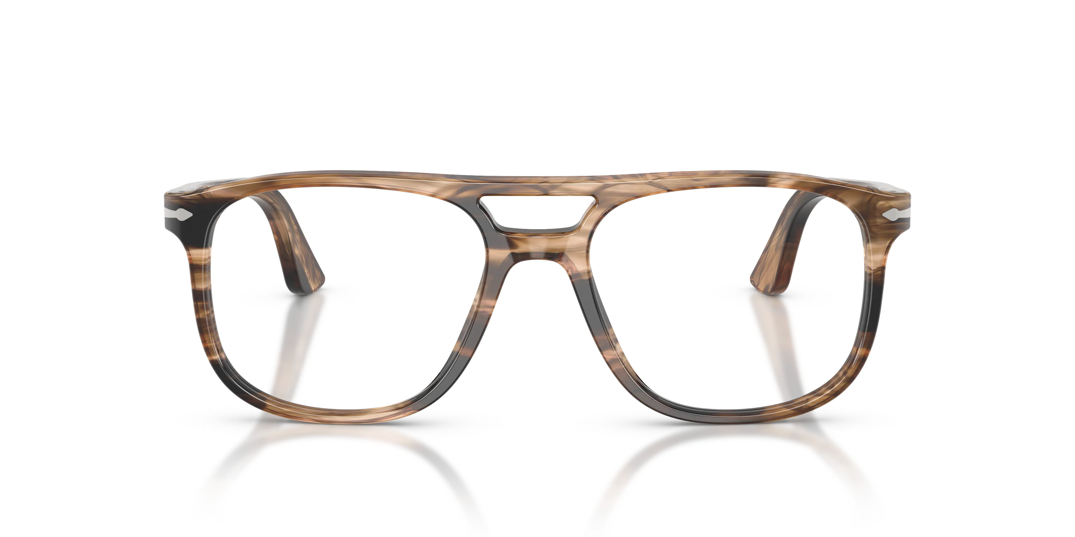 Persol PO3329V GRETA 1236 Montature da vista Acetato Marrone Pilot Normale - immagine 3