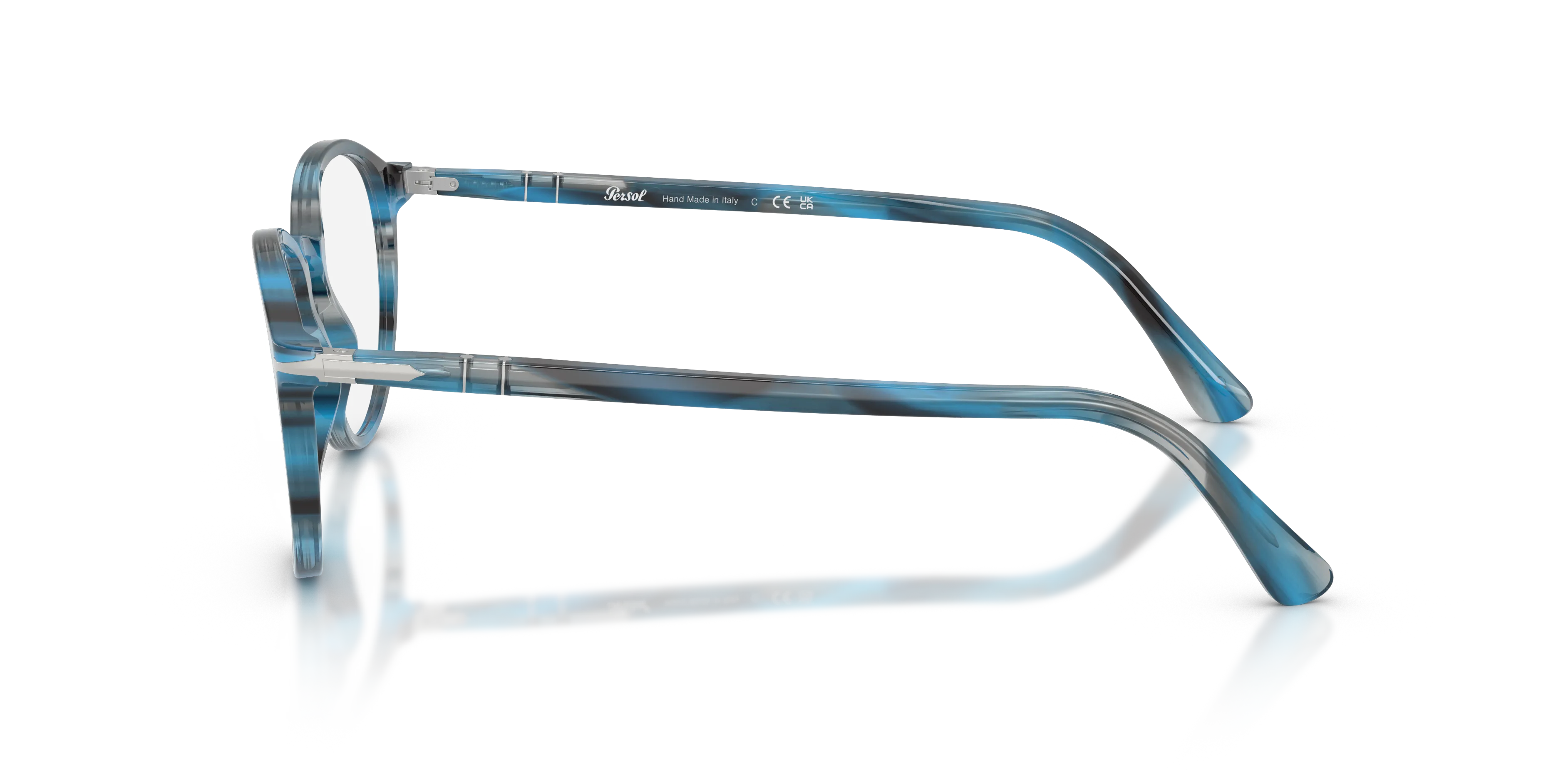 Persol PO3218V 1234 Montature da vista Acetato Blu Pantos Normale - immagine 4