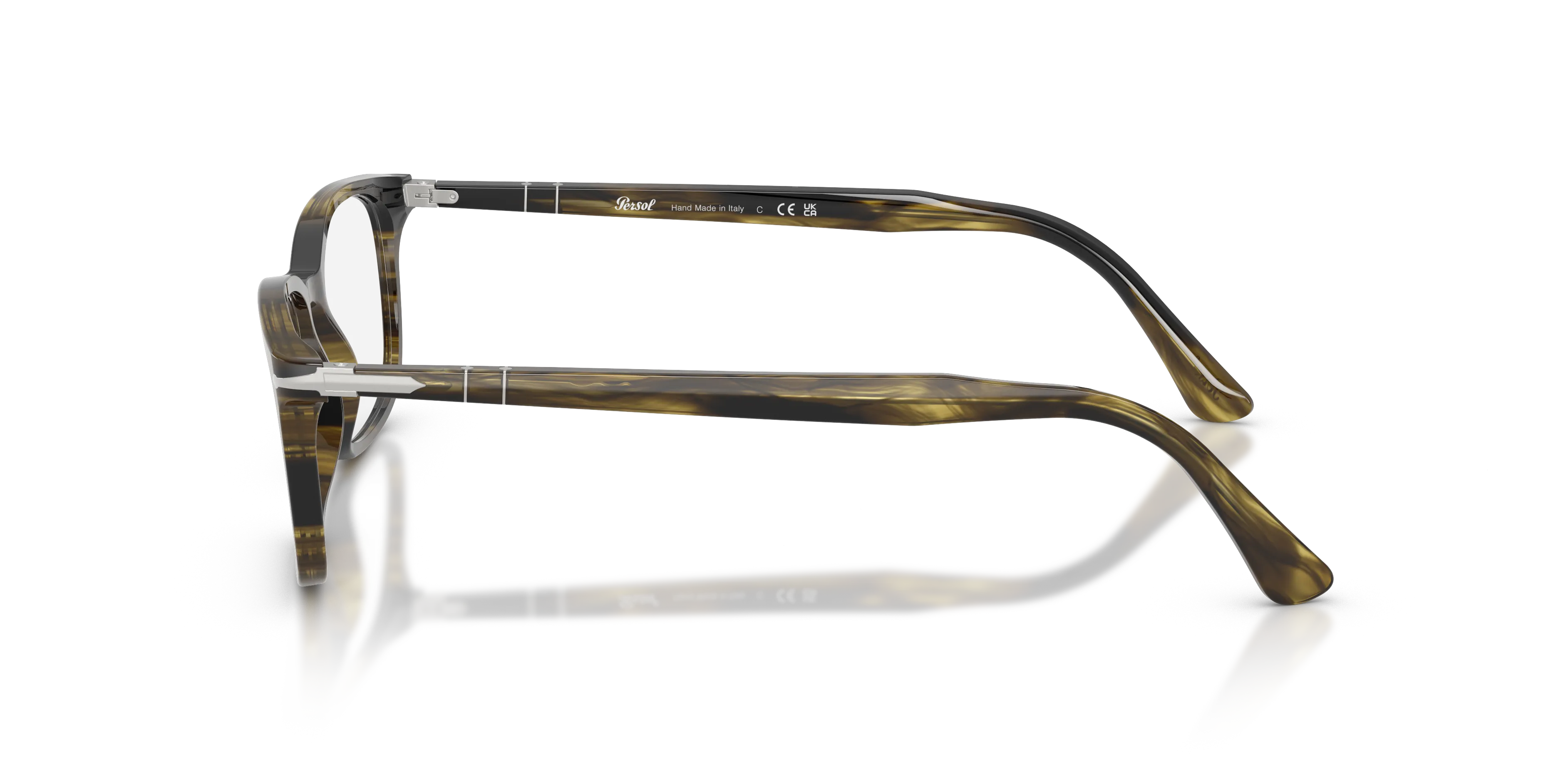 Persol PO3189V 1237 Montature da vista Acetato Verde Squadrata Normale - immagine 4