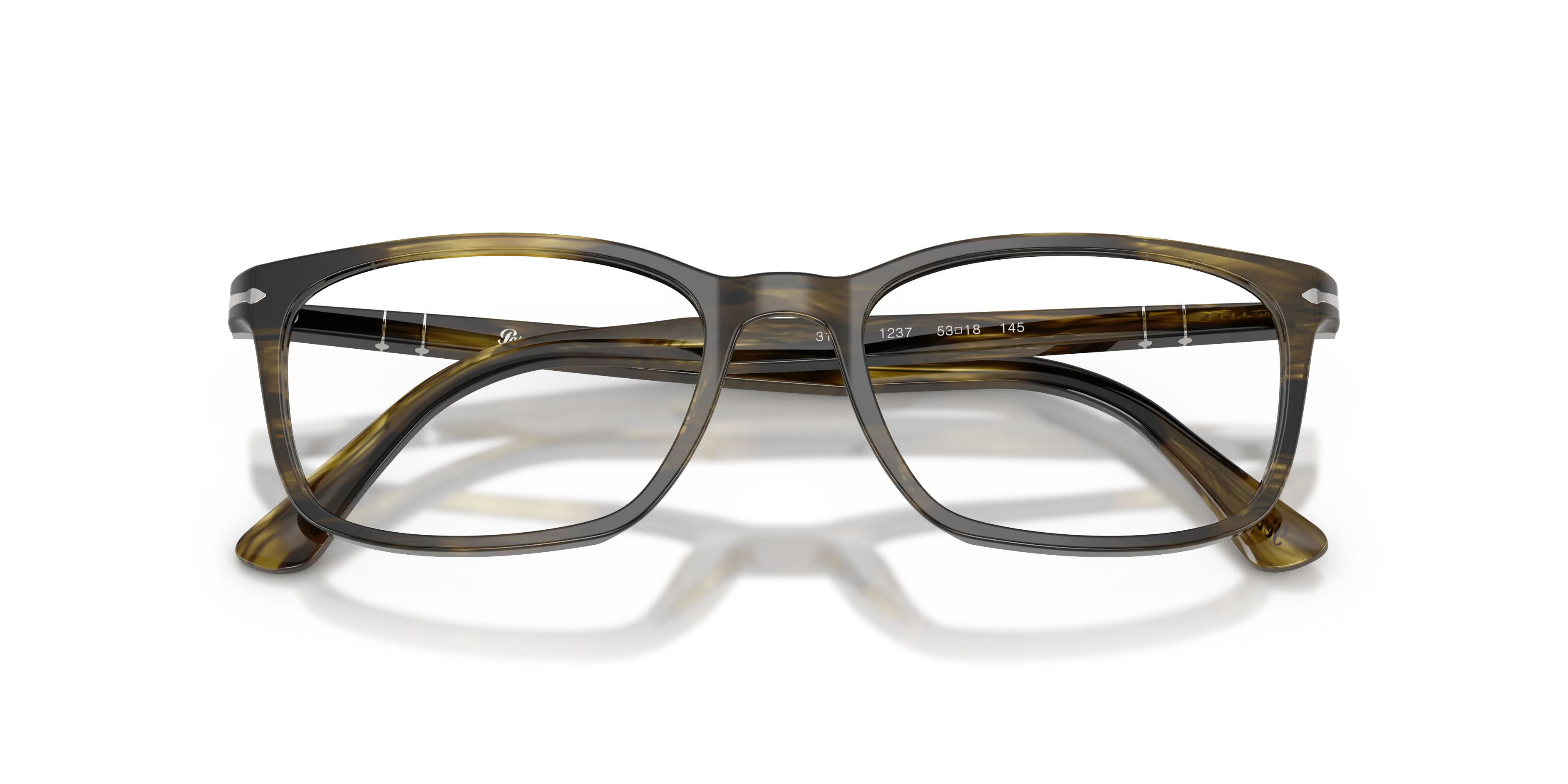 Persol PO3189V 1237 Montature da vista Acetato Verde Squadrata Normale - immagine 2