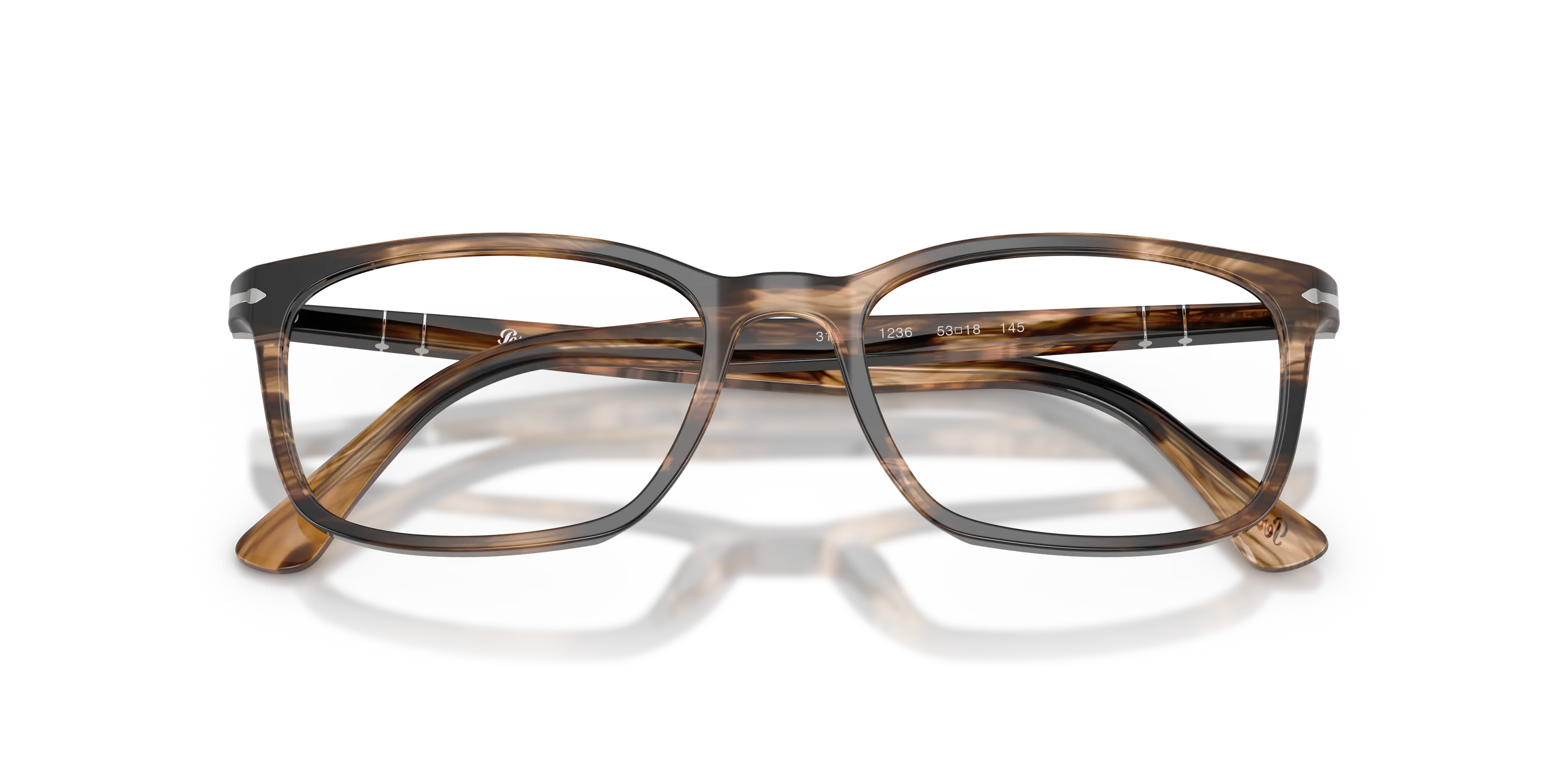 Persol PO3189V 1236 Montature da vista Acetato Marrone Squadrata Normale - immagine 2