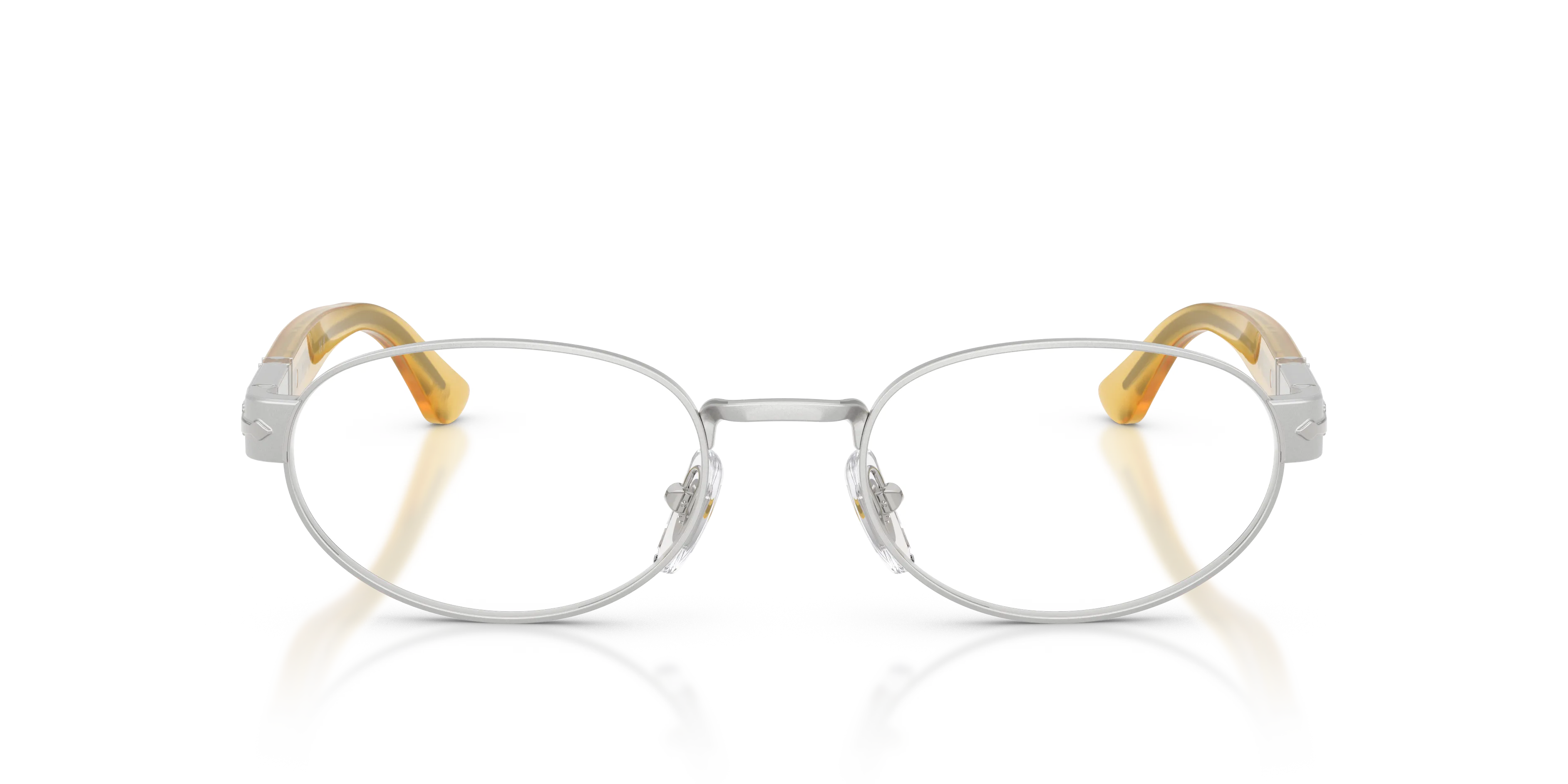 Persol PO1026V 518 Montature da vista Metallo Argento Rotonda Normale - immagine 3