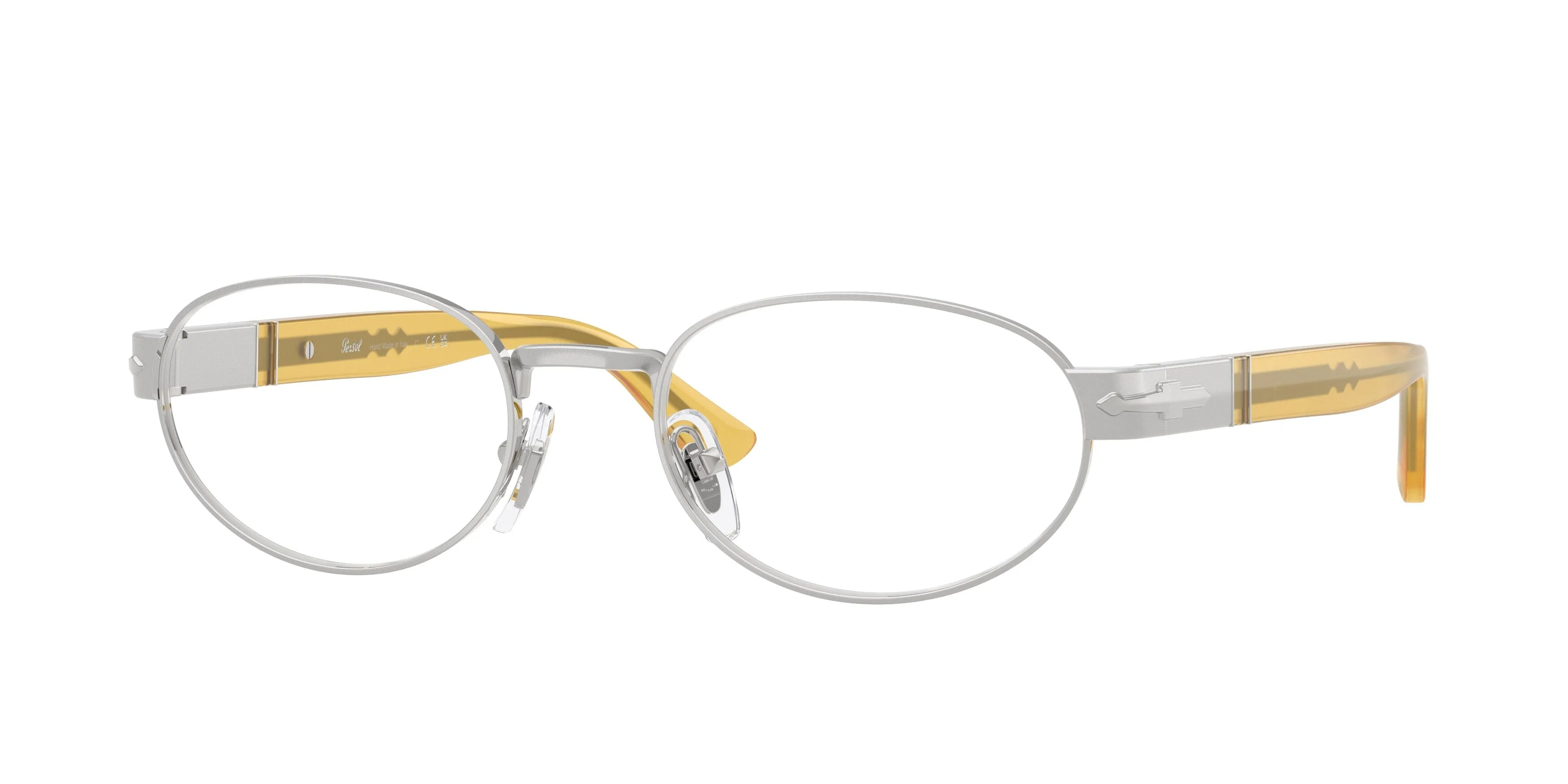 Persol PO1026V 518 Montature da vista Metallo Argento Rotonda Normale - immagine 1