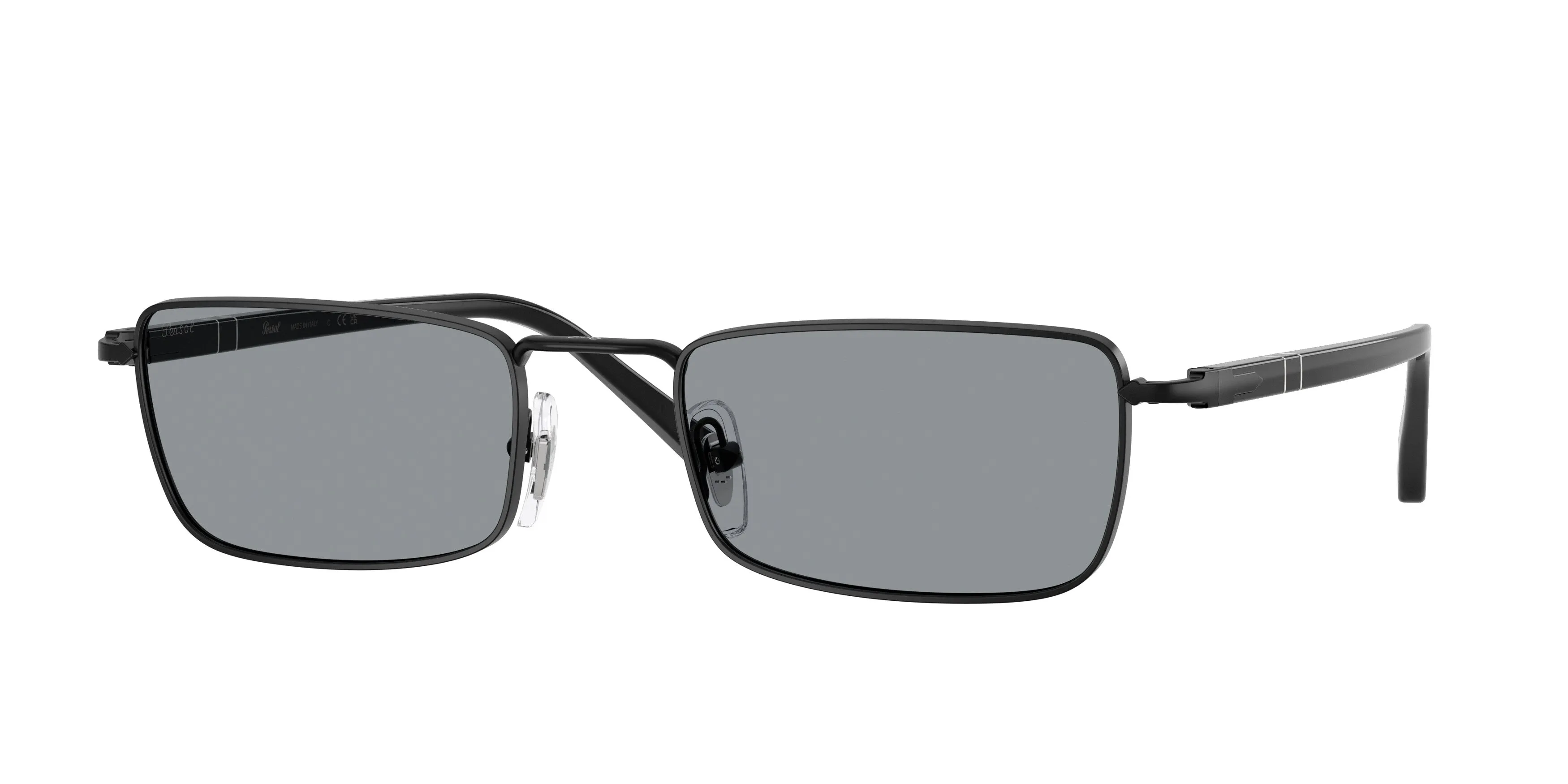 Persol PO1025S 1078R5 Occhiali da sole Metallo Nero Grigio Squadrata Normale - immagine 1