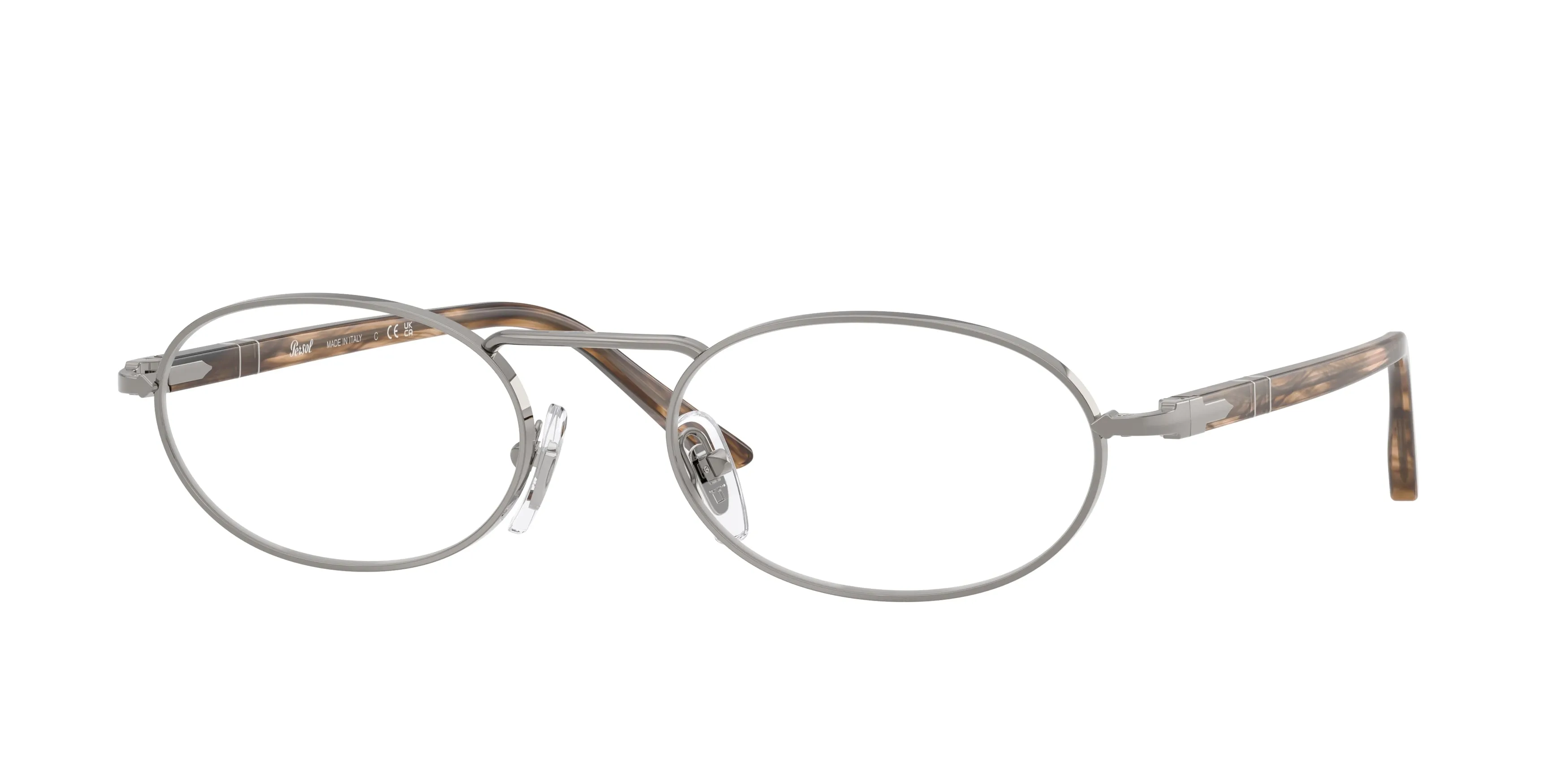 Persol PO1023V 513 Montature da vista Metallo Grigio Rotonda Normale - immagine 1
