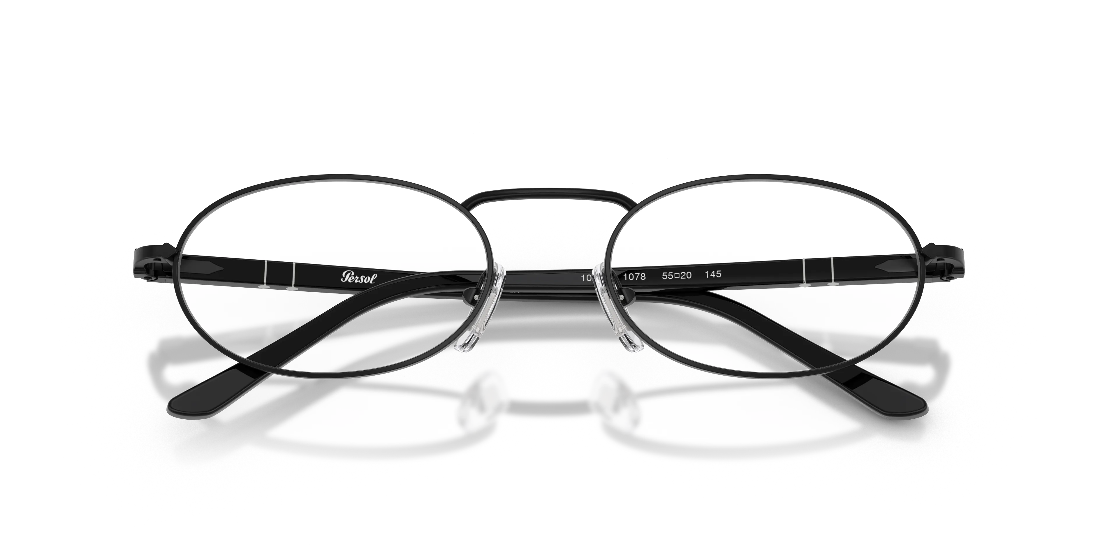 Persol PO1023V 1078 Montature da vista Metallo Nero Rotonda Normale - immagine 2