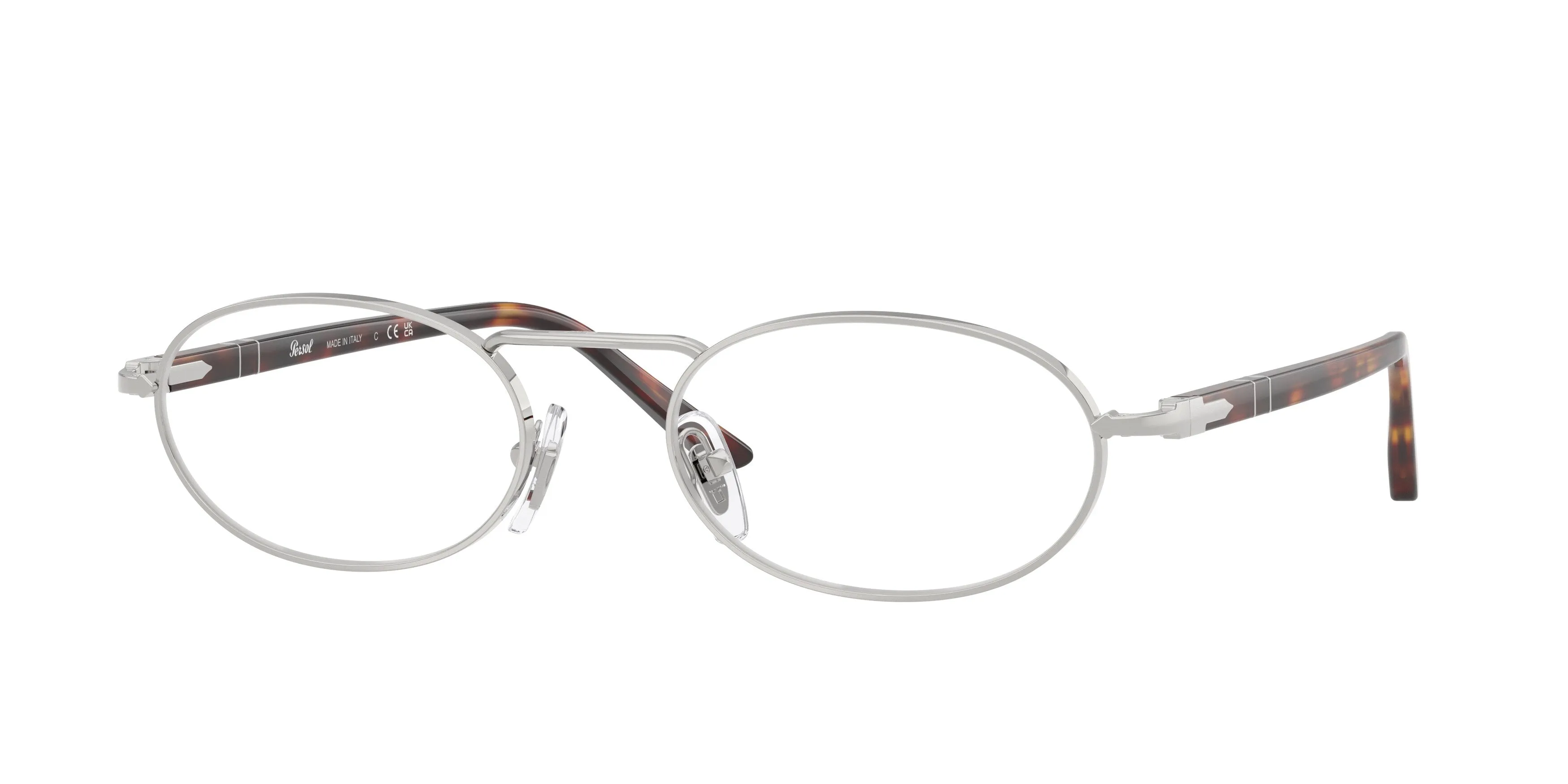 Persol PO1023V 1021 Montature da vista Metallo Argento Rotonda Normale - immagine 1