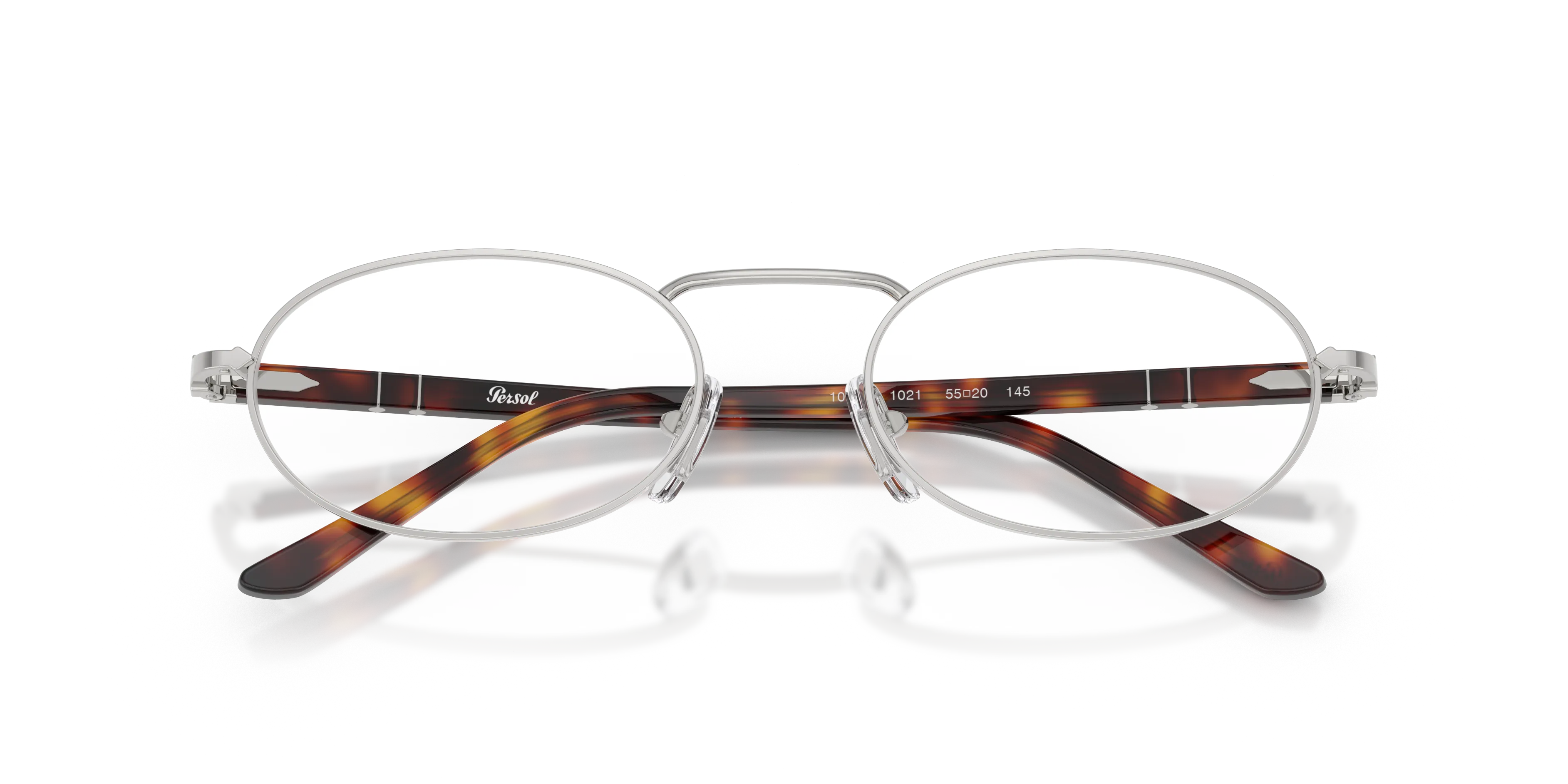 Persol PO1023V 1021 Montature da vista Metallo Argento Rotonda Normale - immagine 2