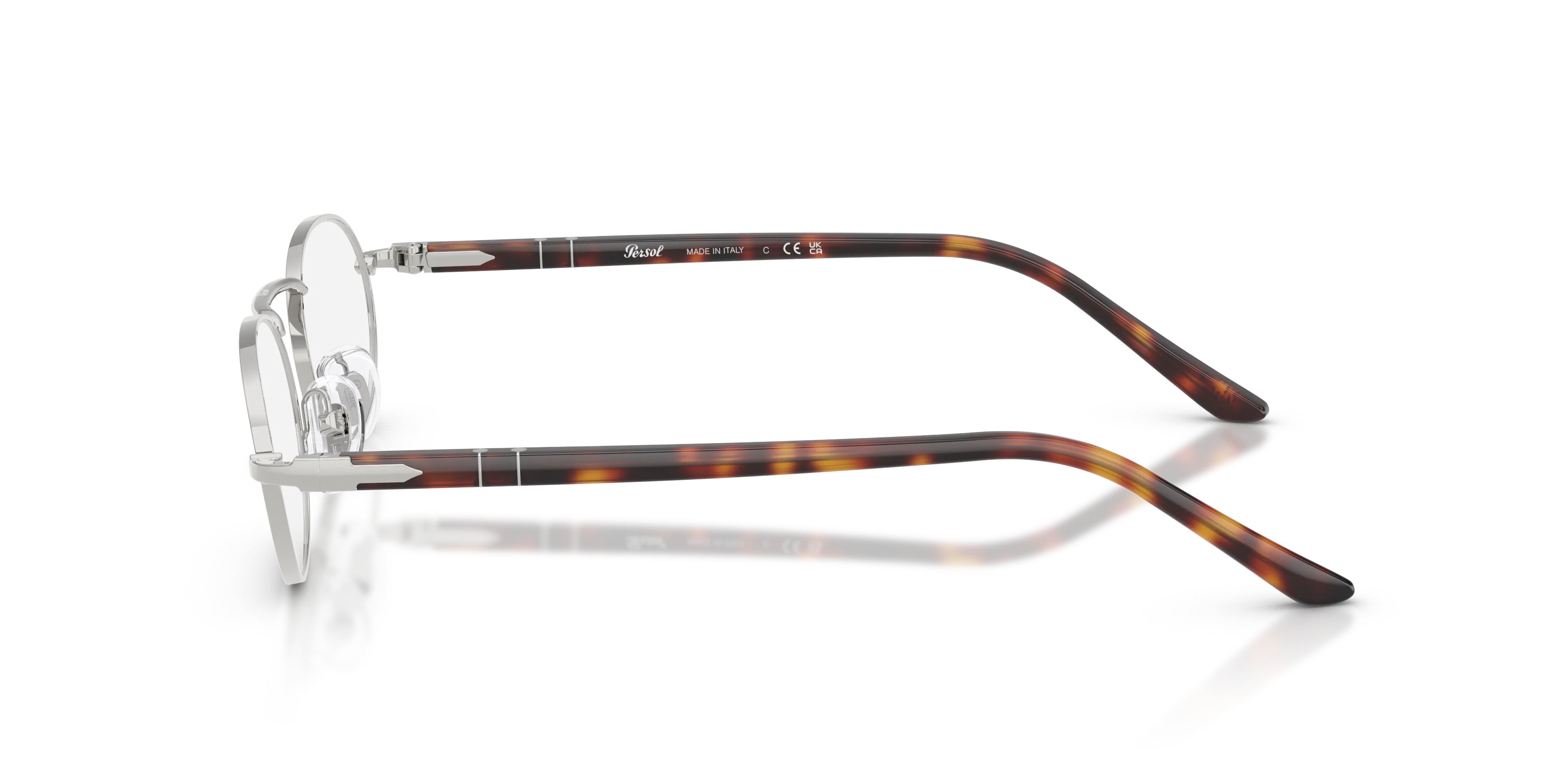 Persol PO1023V 1021 Montature da vista Metallo Argento Rotonda Normale - immagine 4