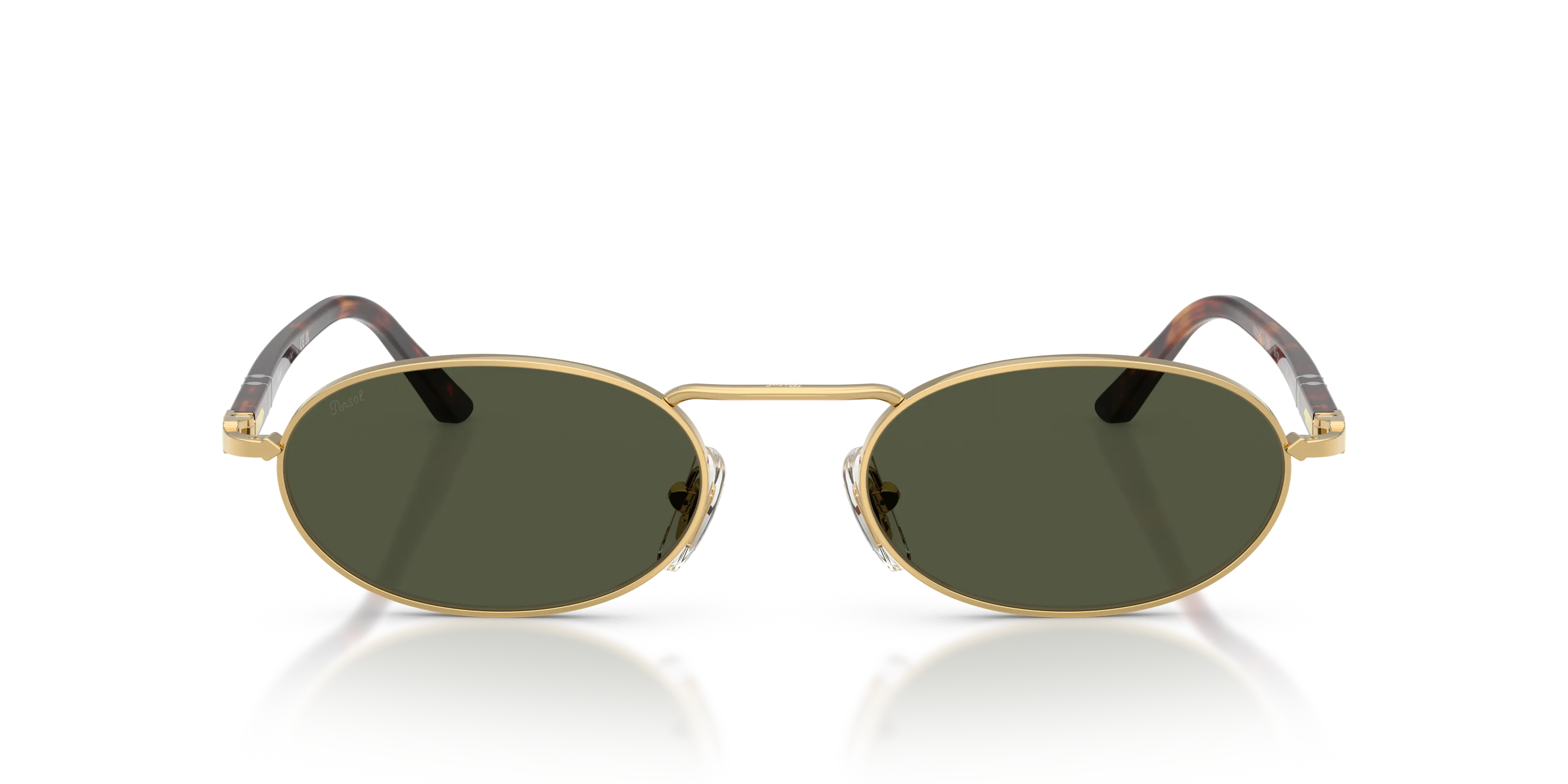 Persol PO1023S 515/31 Occhiali da sole Metallo Oro Verde Squadrata Normale - immagine 3