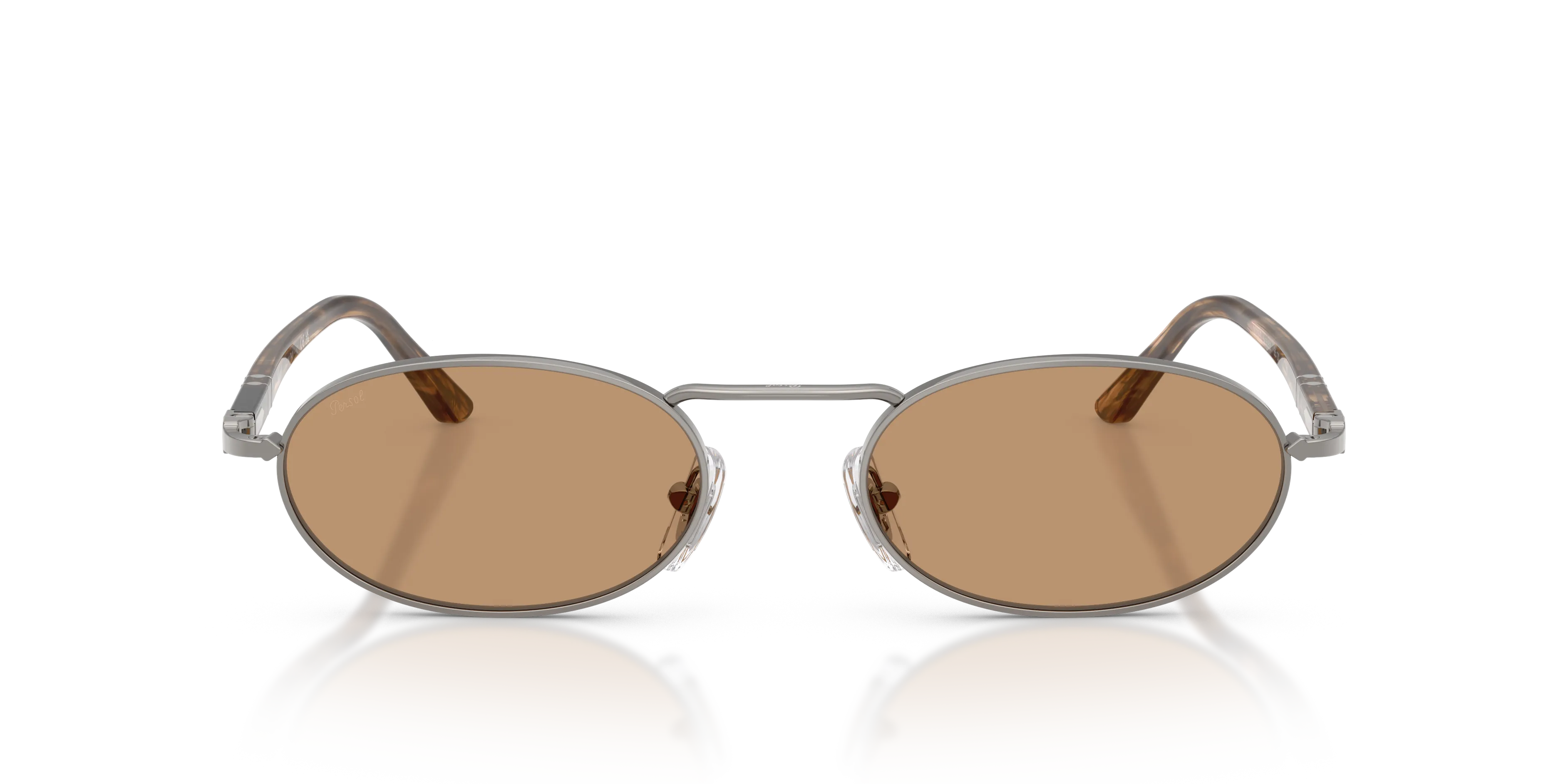 Persol PO1023S 513/53 Occhiali da sole Metallo Grigio Marrone Squadrata Normale - immagine 3