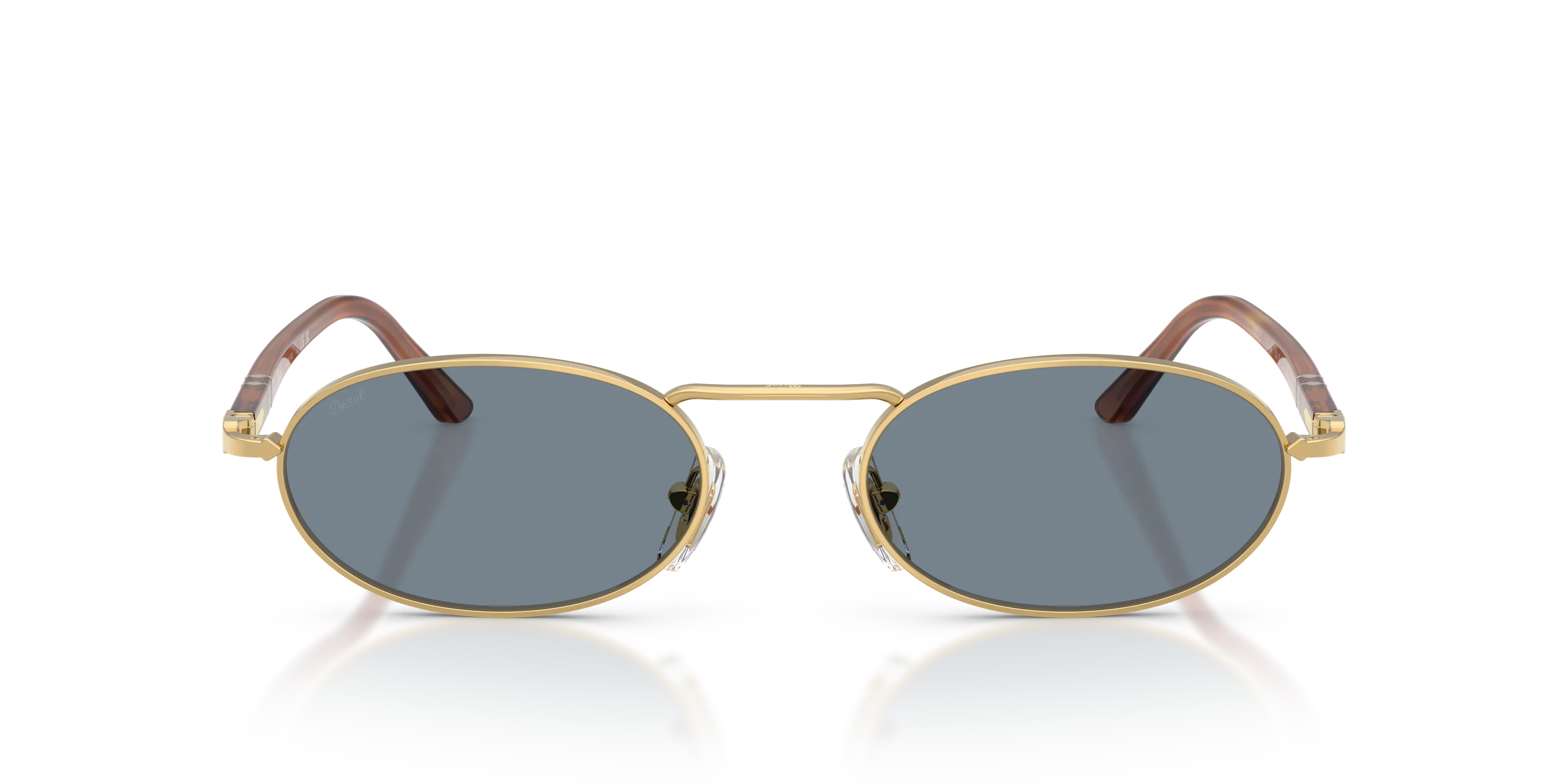 Persol PO1023S 113256 Occhiali da sole Metallo Oro Blu Squadrata Normale - immagine 3