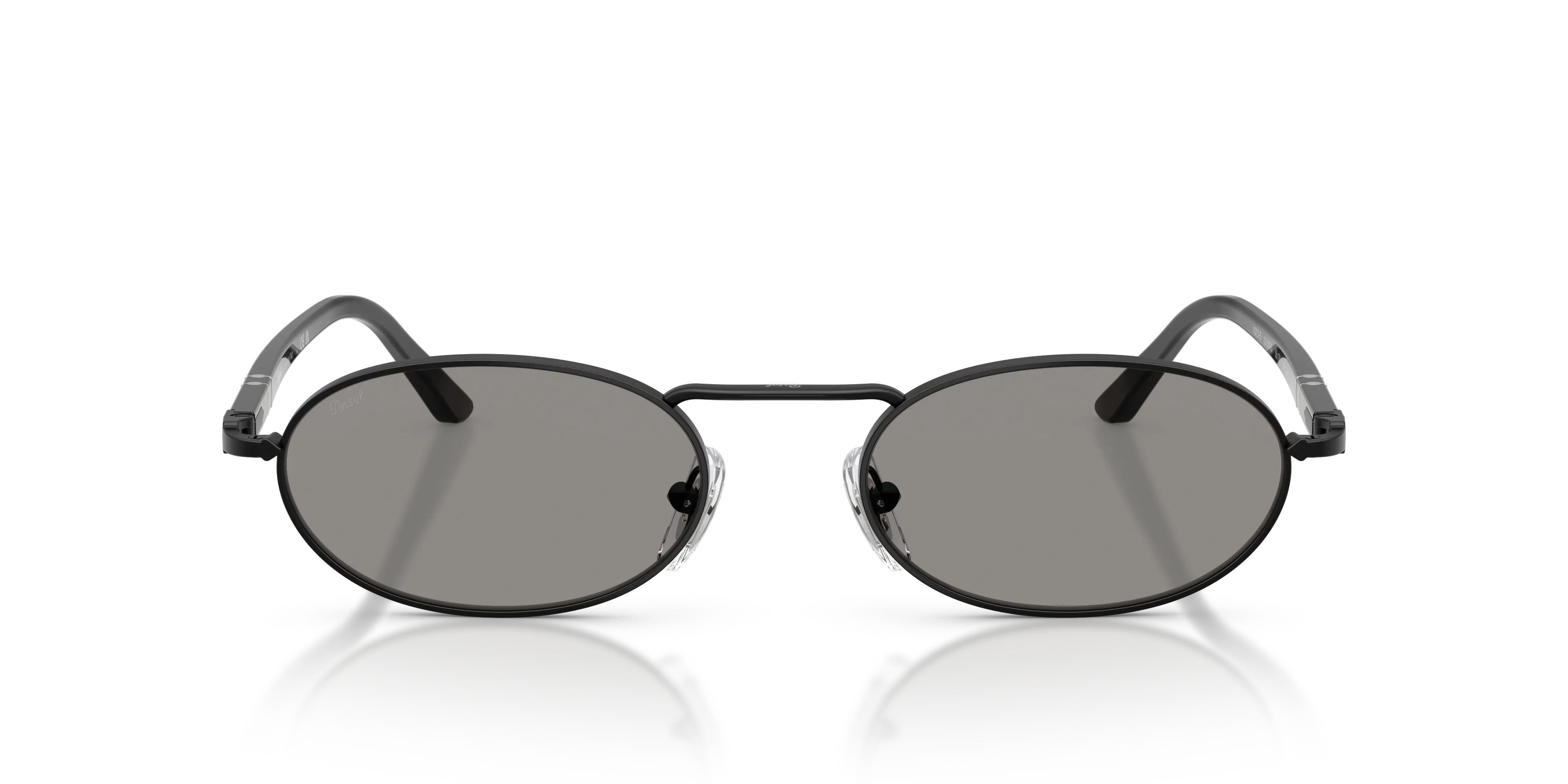 Persol PO1023S 1078R5 Occhiali da sole Metallo Nero Grigio Squadrata Normale - immagine 3