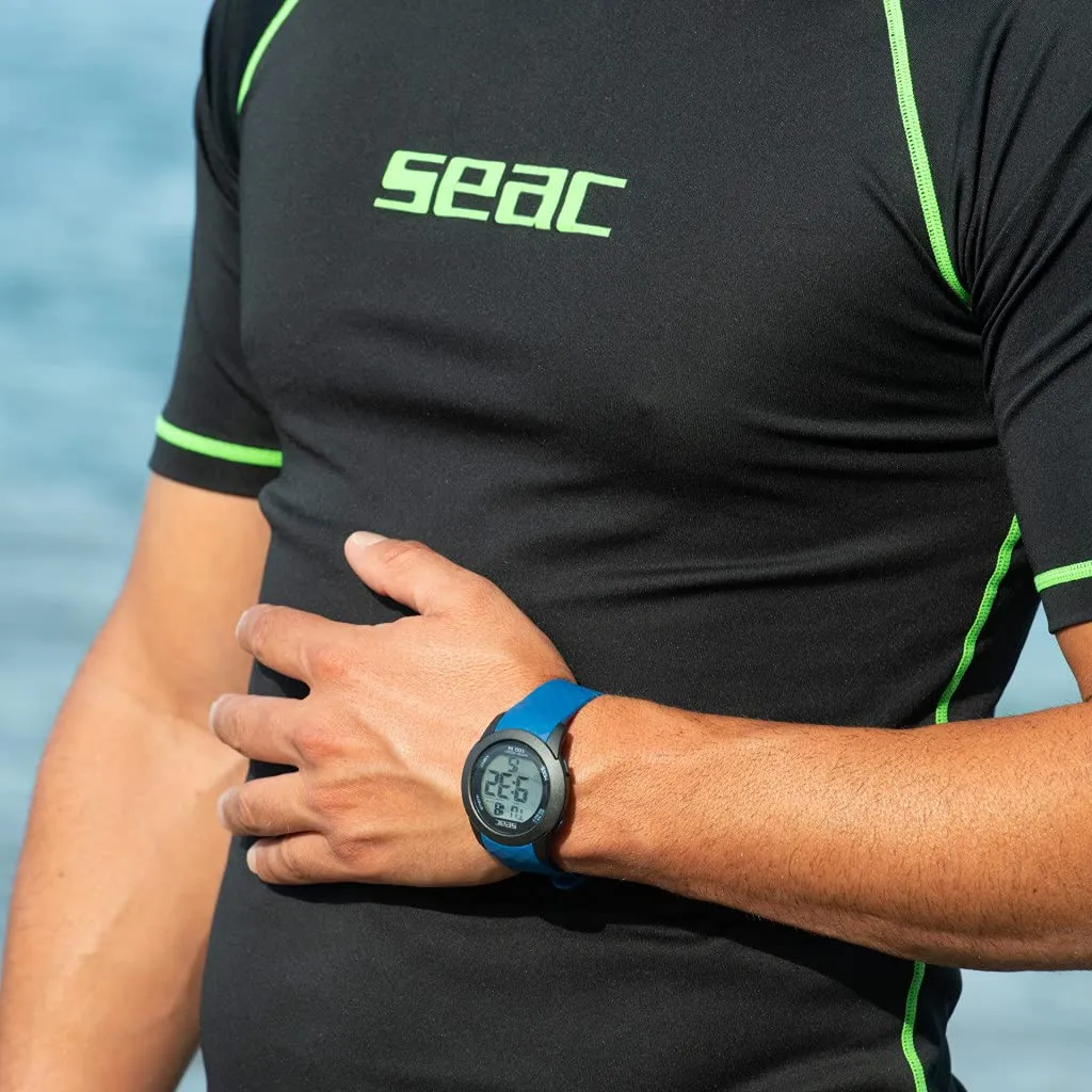 SEAC Chronos, Orologio Digitale Resistente all'Acqua 100 m Unisex Adulto, Nero, Standard - immagine 4