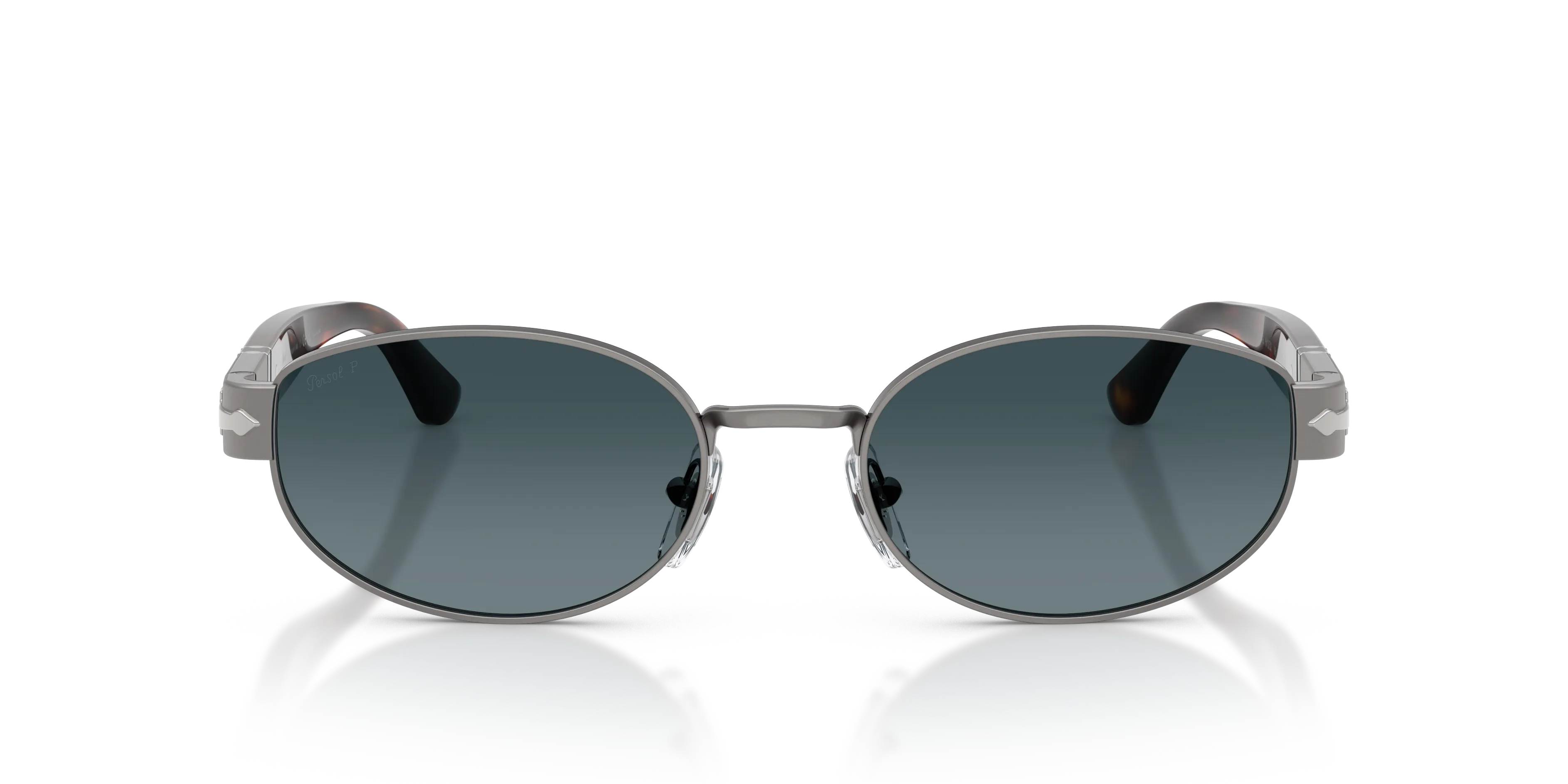 Persol PO1024S 513/S3 Occhiali da sole Metallo Grigio Rotonda Polarizzata Sfumato - immagine 3
