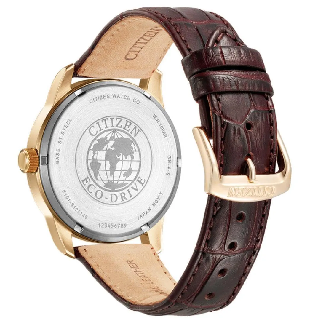 CITIZEN Orologio analogico da uomo Eco-Drive, bianco, misura unica, cinghia - immagine 2