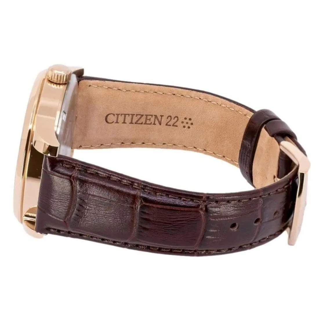 CITIZEN Orologio analogico da uomo Eco-Drive, bianco, misura unica, cinghia - immagine 6