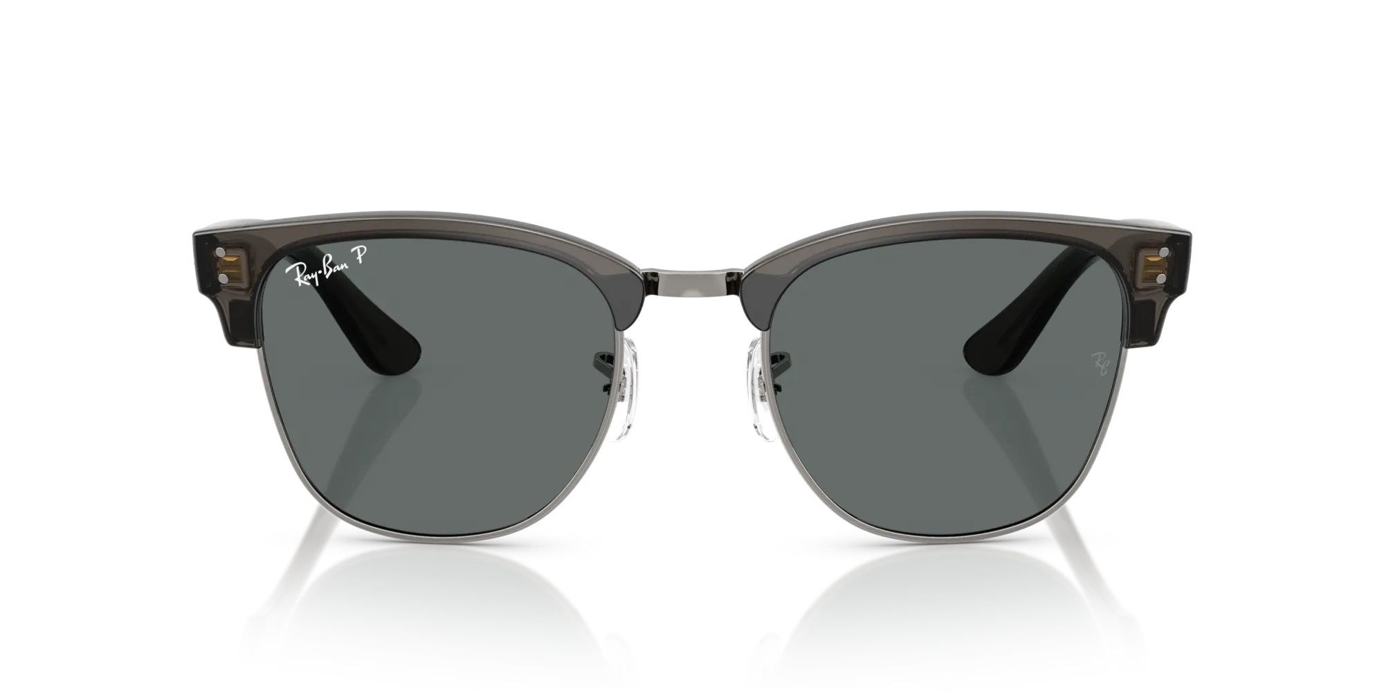 Ray - Ban RBR0504S CLUBMASTER REVERSE 670781 Occhiali da sole Acetato Grigio Grigio Squadrata Polarizzata - immagine 3