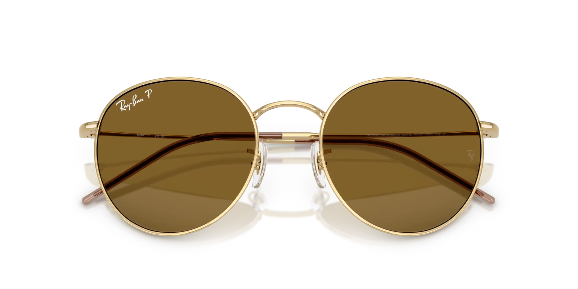 Ray - Ban RBR0103S ROUND REVERSE 001/83 Occhiali da sole Metallo Oro [""] Pantos Polarizzata - immagine 2