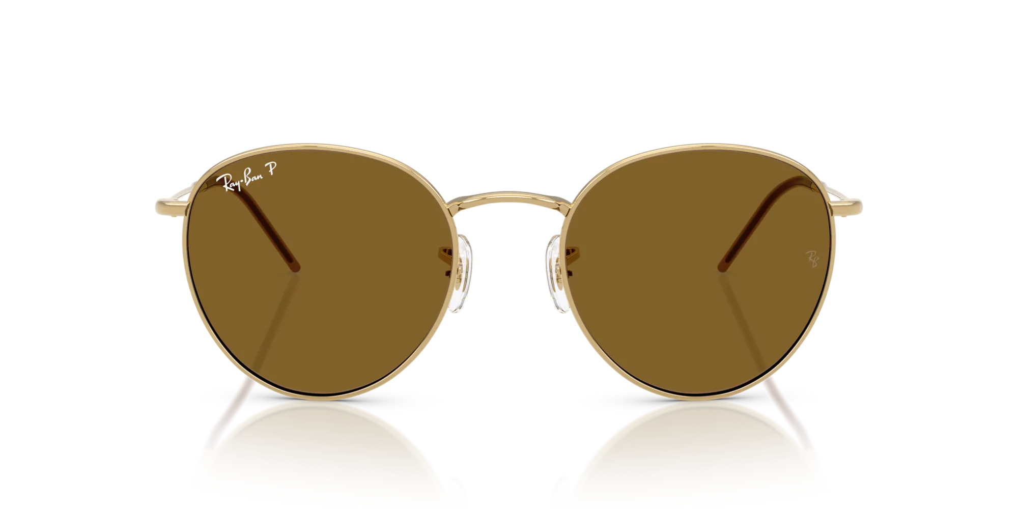Ray - Ban RBR0103S ROUND REVERSE 001/83 Occhiali da sole Metallo Oro [""] Pantos Polarizzata - immagine 3