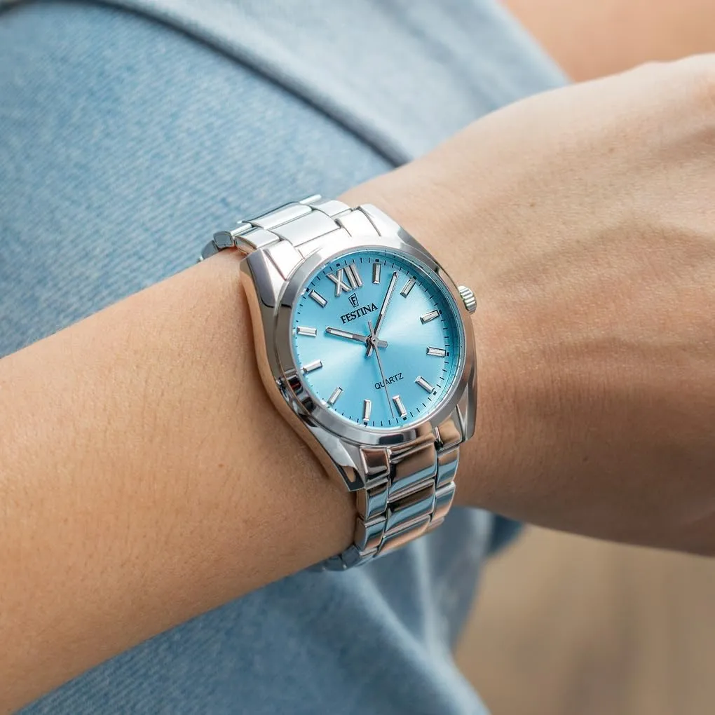 Festina Orologio Donna Analogico in Acciaio Inossidabile 316l Argentato - immagine 3