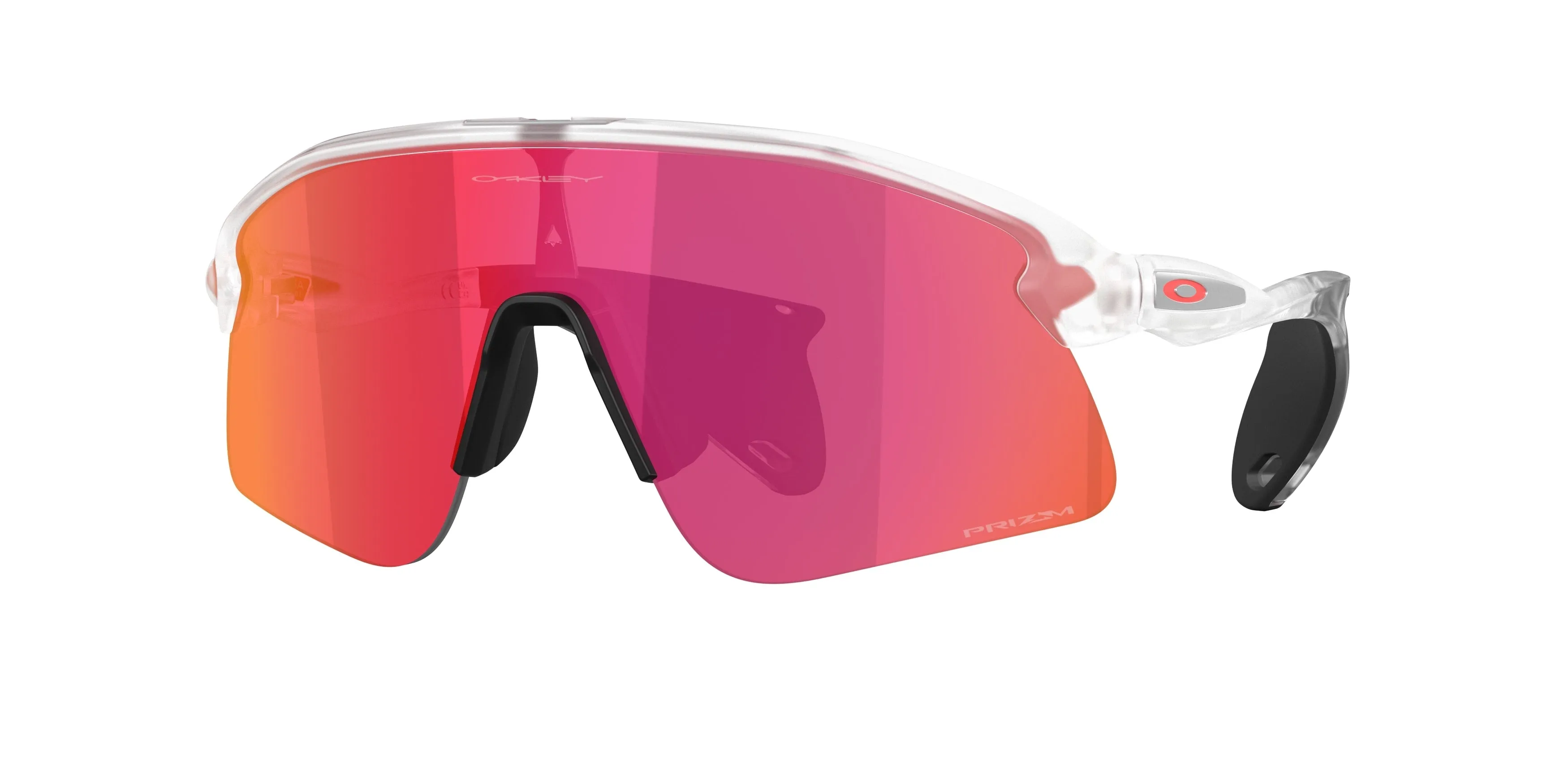 Oakley OO9518 STUNT DEVIL S 951810 Occhiali da sole O_Matter Trasparente Viola Squadrata Normale - immagine 1