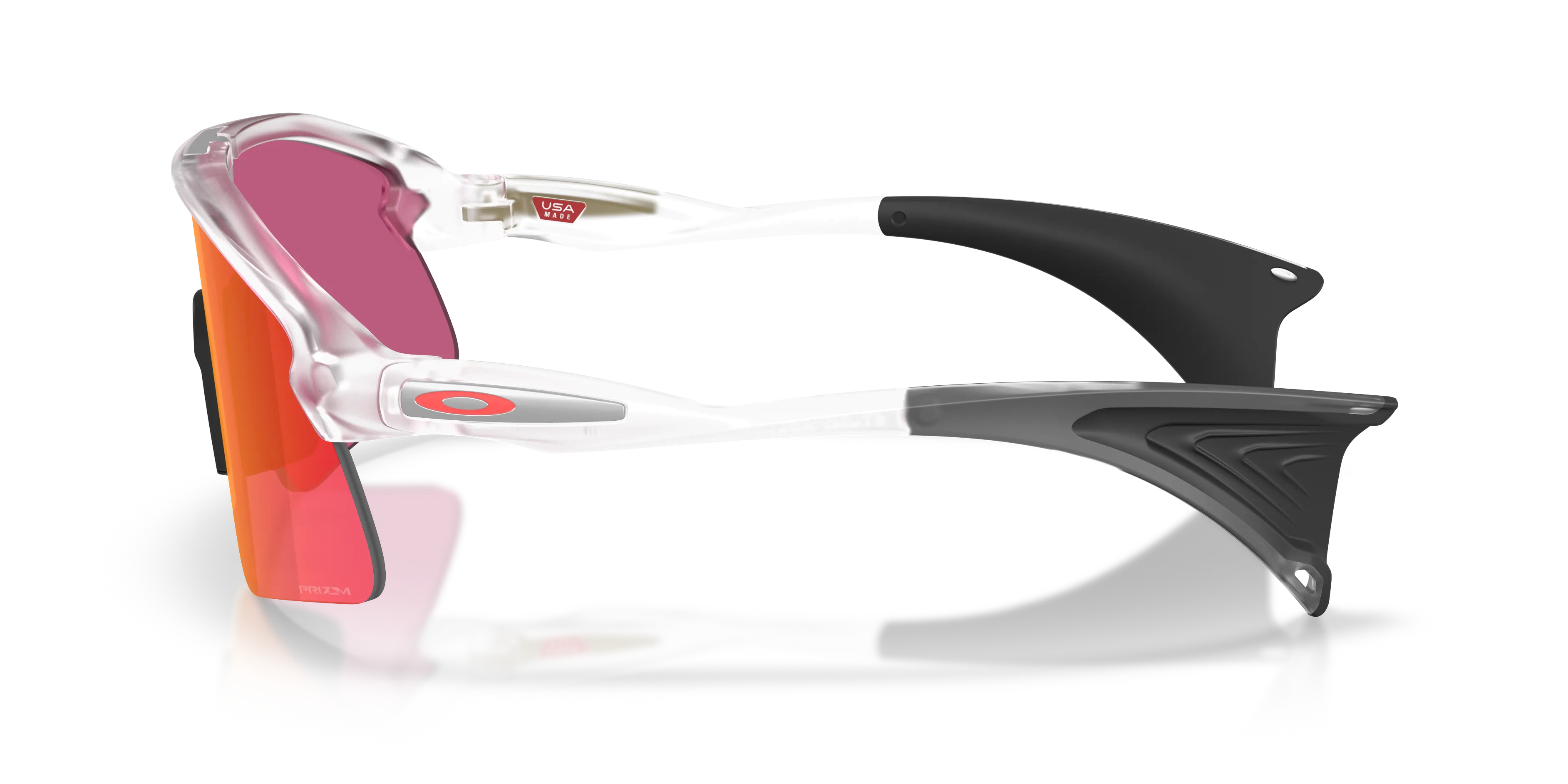 Oakley OO9518 STUNT DEVIL S 951810 Occhiali da sole O_Matter Trasparente Viola Squadrata Normale - immagine 4