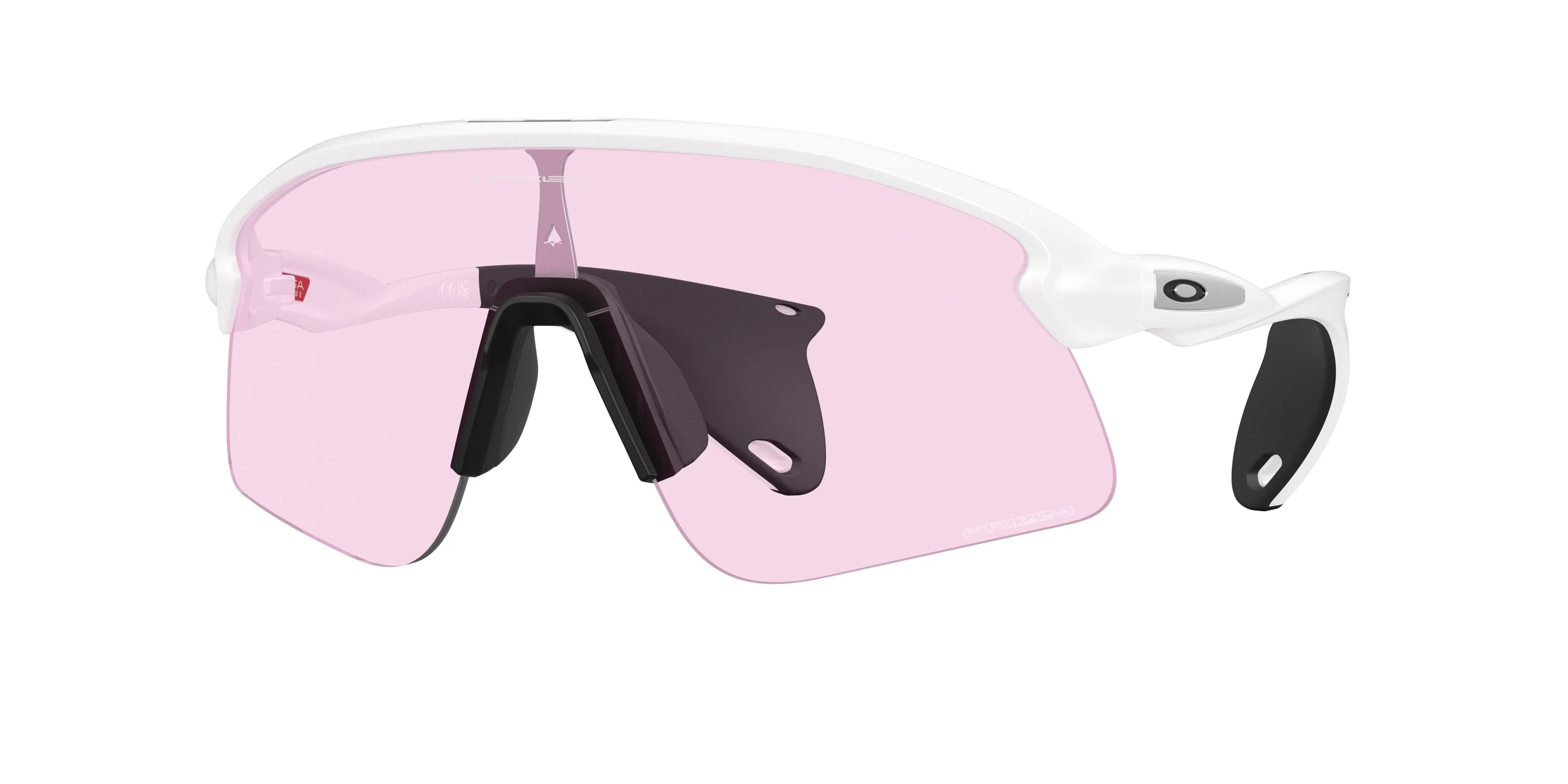 Oakley OO9518 STUNT DEVIL S 951807 Occhiali da sole O_Matter Bianco Rosa Squadrata Normale - immagine 1