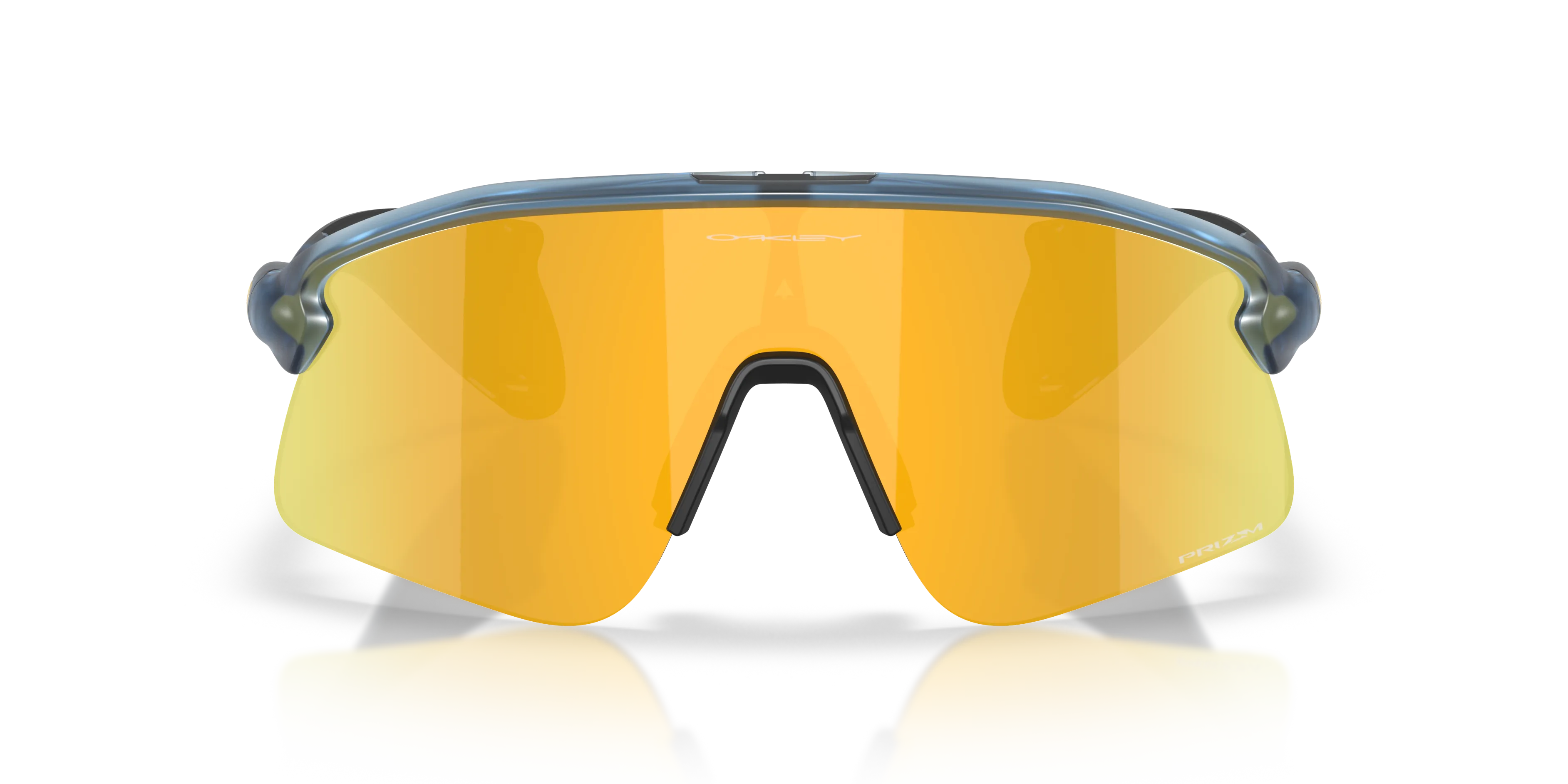 Oakley OO9518 STUNT DEVIL S 951805 Occhiali da sole O_Matter Blu Oro Squadrata Normale - immagine 3