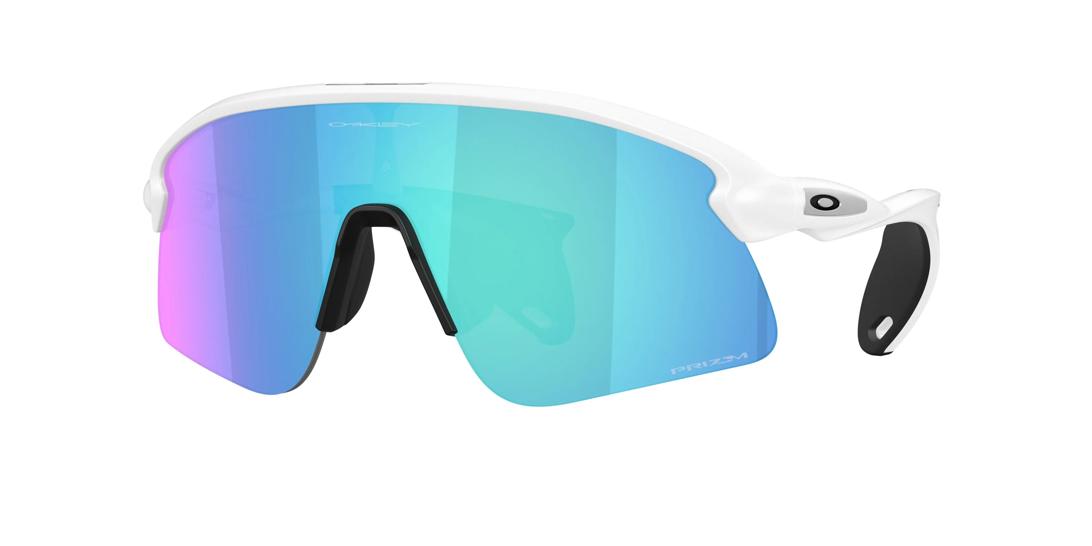 Oakley OO9518 STUNT DEVIL S 951804 Occhiali da sole O_Matter Bianco Blu Squadrata Normale - immagine 1