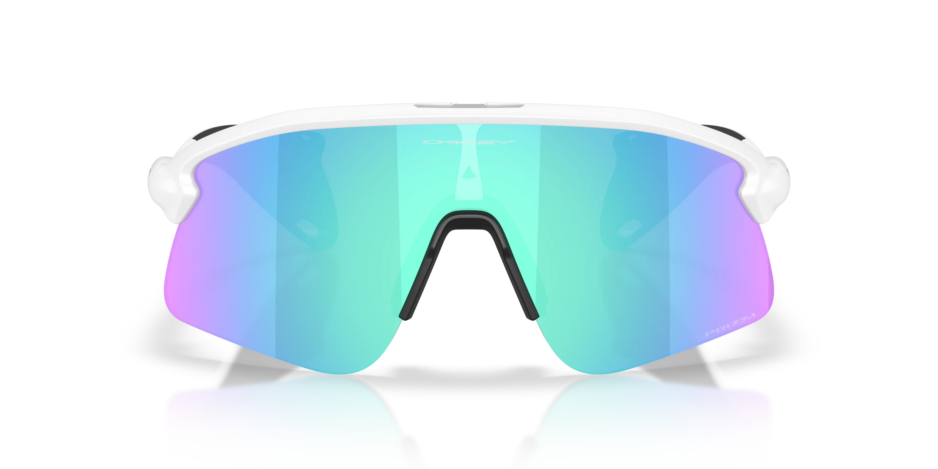 Oakley OO9518 STUNT DEVIL S 951804 Occhiali da sole O_Matter Bianco Blu Squadrata Normale - immagine 3