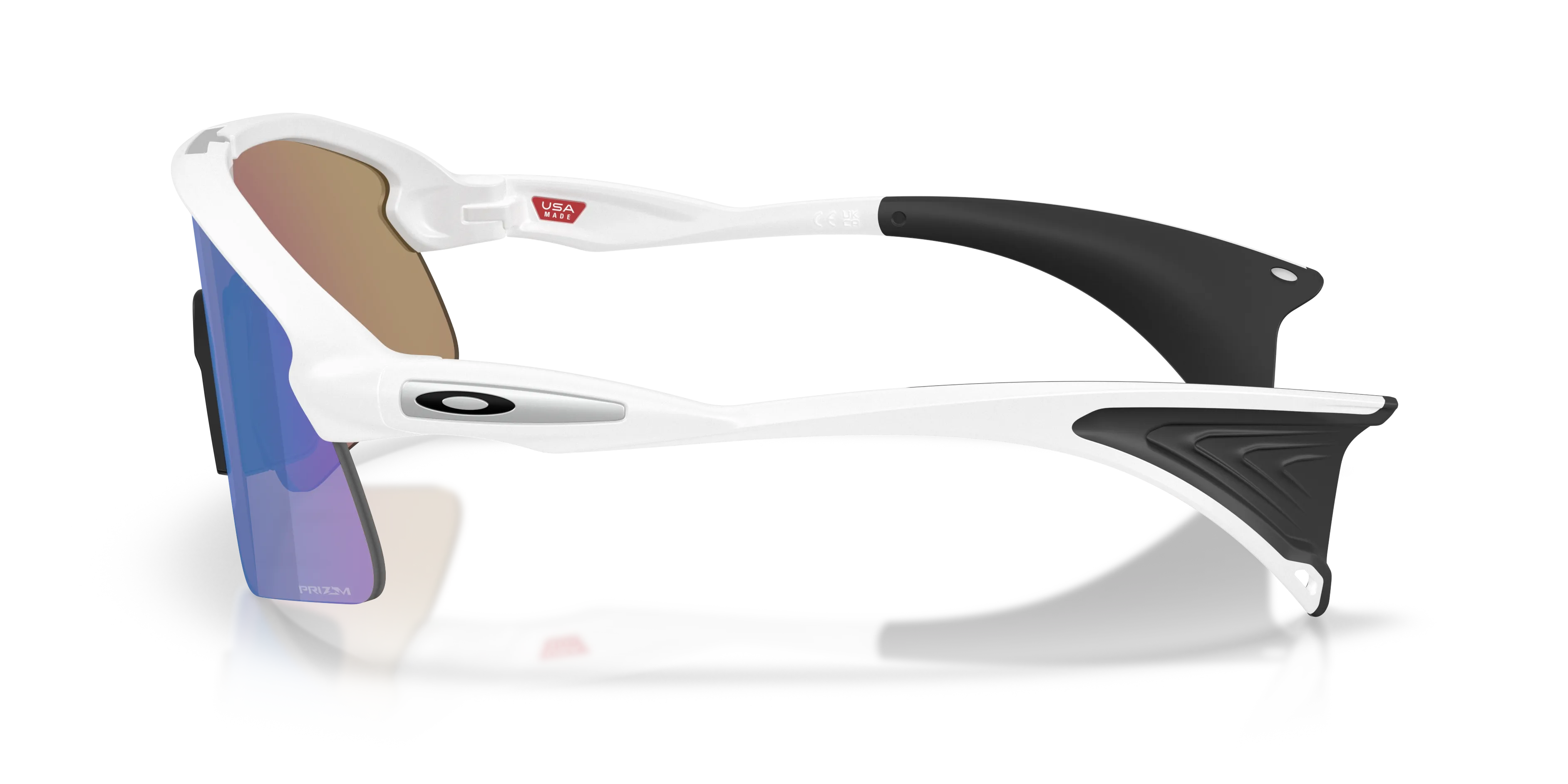 Oakley OO9518 STUNT DEVIL S 951804 Occhiali da sole O_Matter Bianco Blu Squadrata Normale - immagine 4