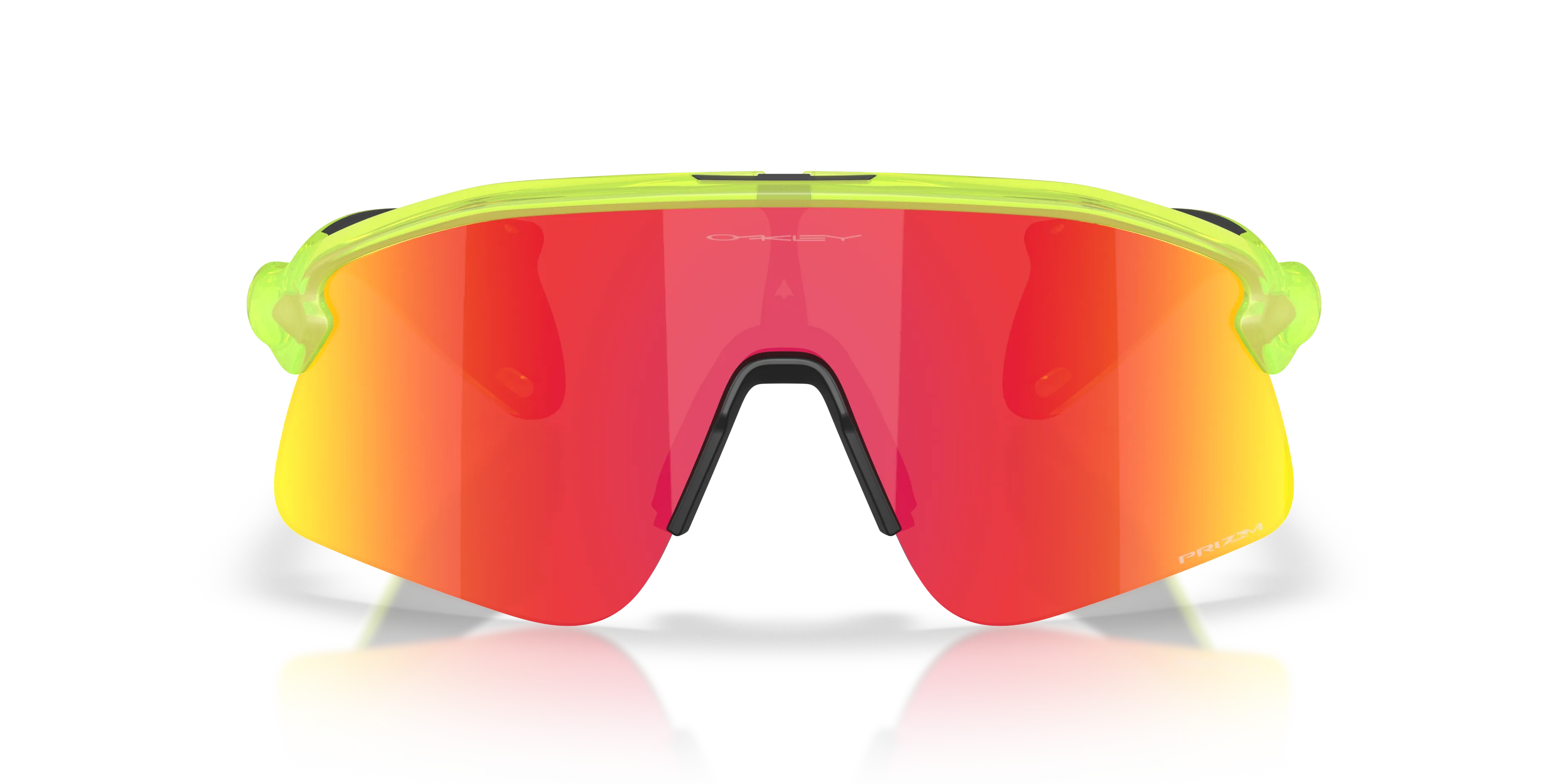 Oakley OO9518 STUNT DEVIL S 951803 Occhiali da sole O_Matter Verde Rosso Squadrata Normale - immagine 3