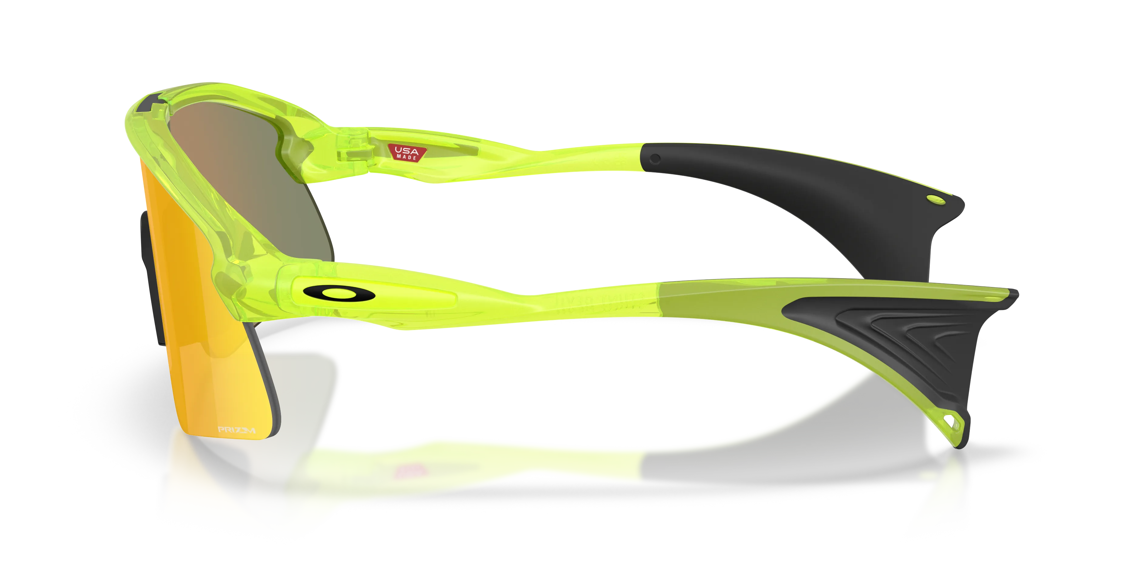 Oakley OO9518 STUNT DEVIL S 951803 Occhiali da sole O_Matter Verde Rosso Squadrata Normale - immagine 4