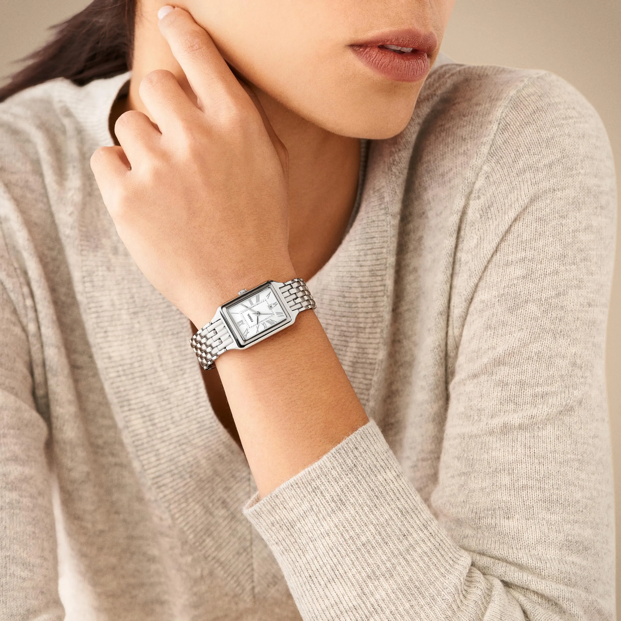 Fossil Orologio Raquel per donna, Movimento al quarzo a tre lancette con cinturino in acciaio inossidabile - immagine 2