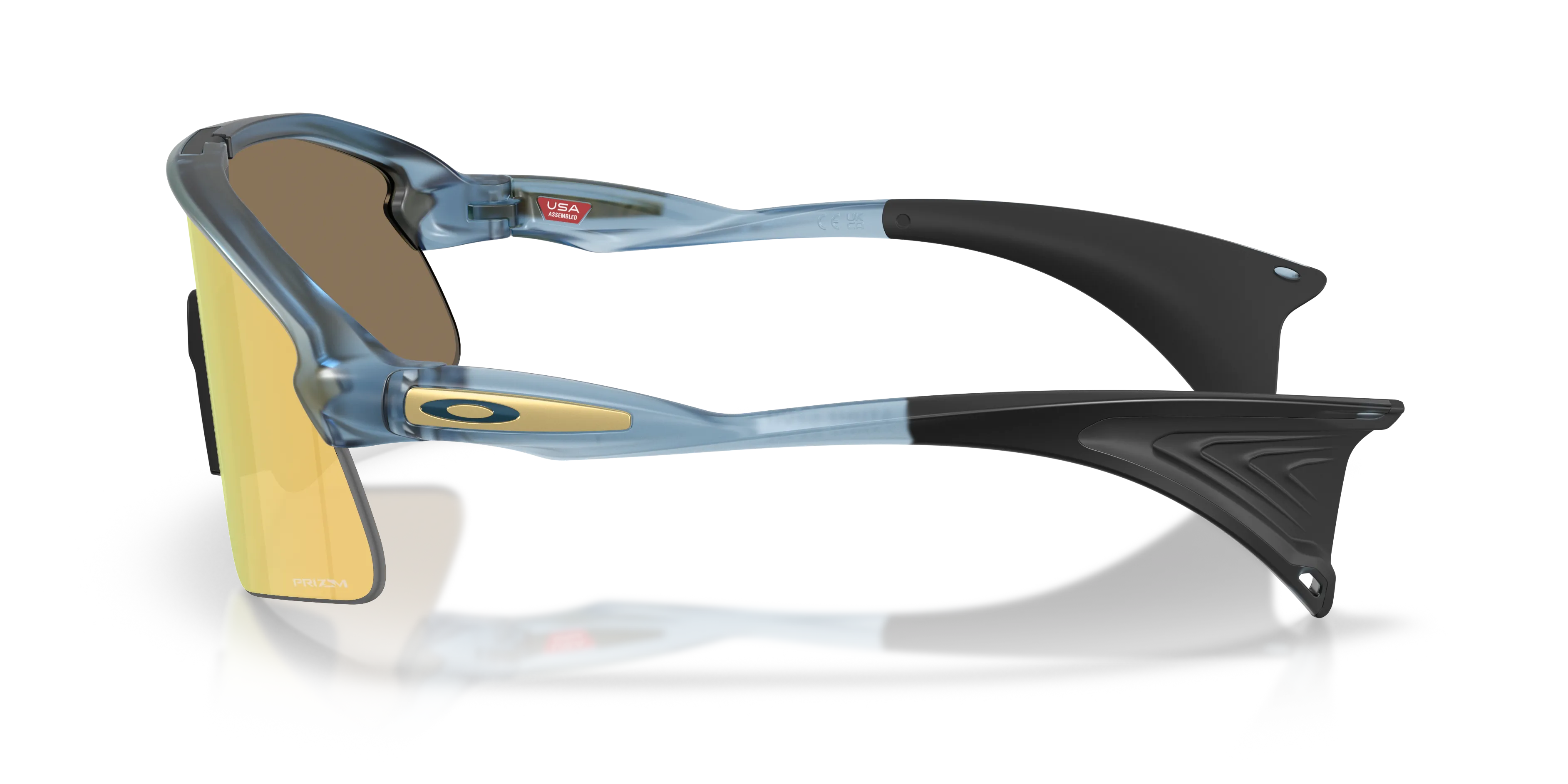 Oakley OO9517 STUNT DEVIL 951705 Occhiali da sole O_Matter Blu Oro Squadrata Normale - immagine 4