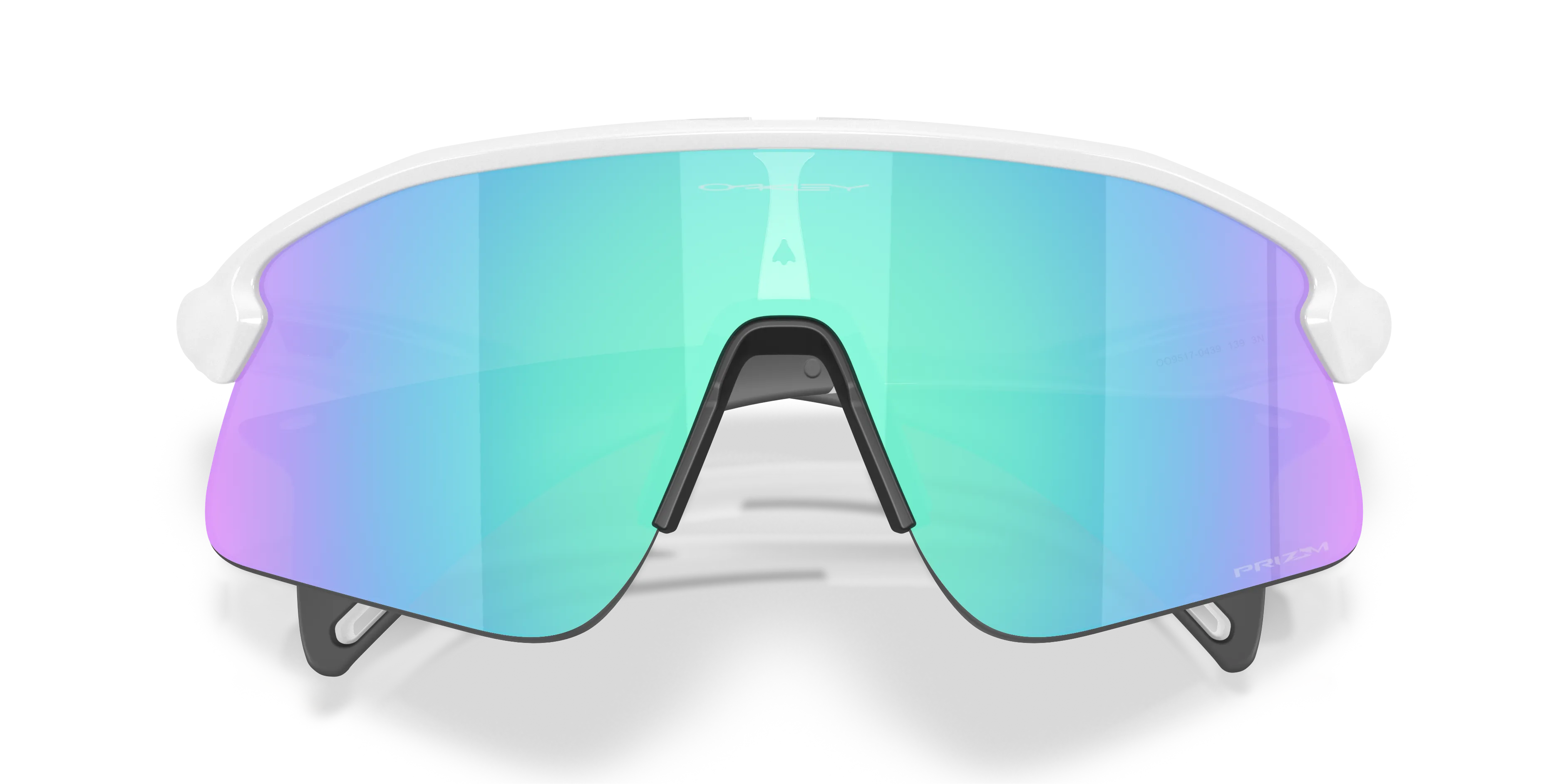 Oakley OO9517 STUNT DEVIL 951704 Occhiali da sole O_Matter Bianco Blu Squadrata Normale - immagine 2
