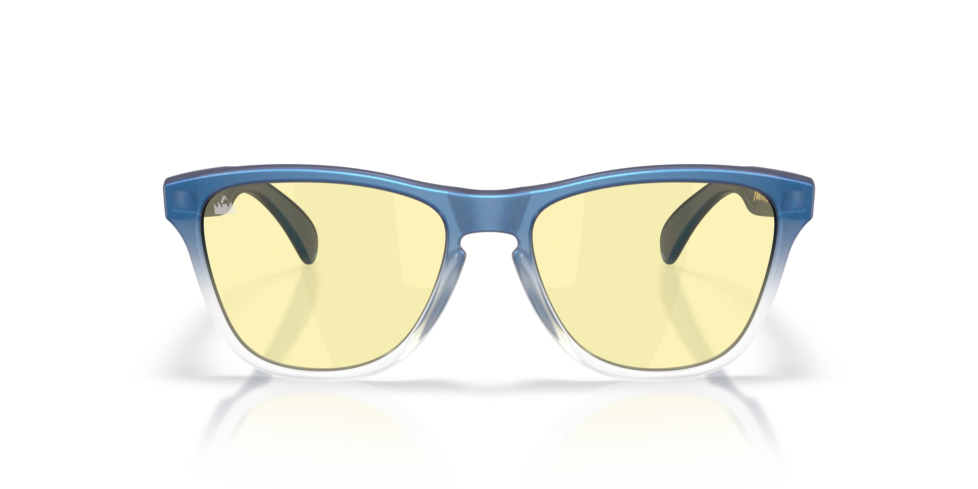 Oakley OO9508 FROGSKINS S 950807 Occhiali da sole O_Matter Blu Giallo Rotonda Normale Prizm - immagine 3