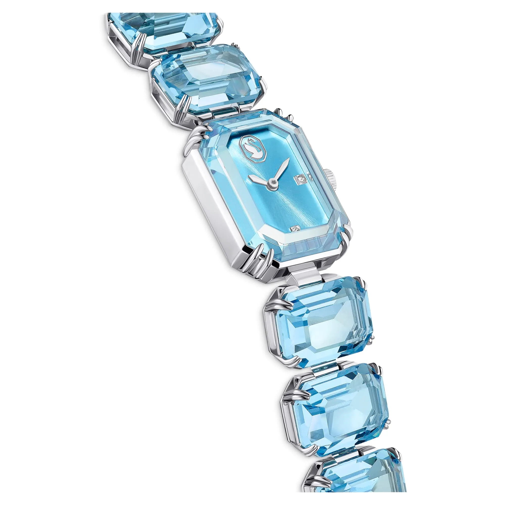 Swarovski Millenia Orologio, con CristalliSwarovski a Taglio Ottagonale, Struttura in Acciaio Inossidabile, Blu - immagine 5