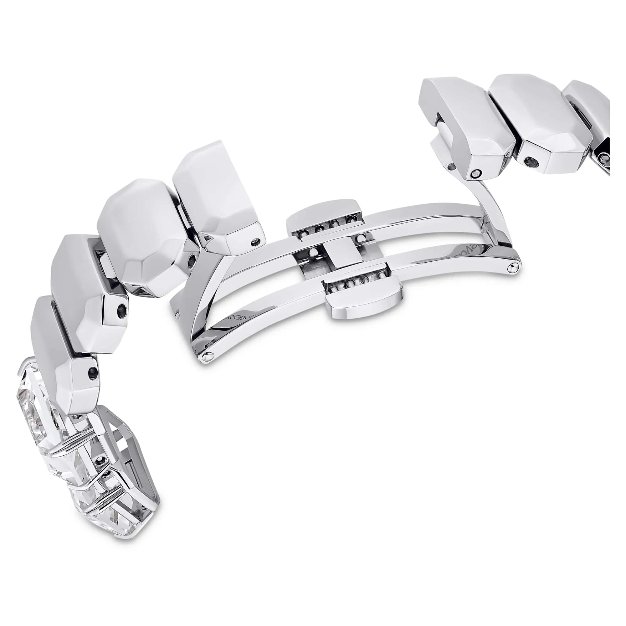 Swarovski Millenia Orologio, con CristalliSwarovski a Taglio Ottagonale, Struttura in Acciaio Inossidabile, Bianco - immagine 6