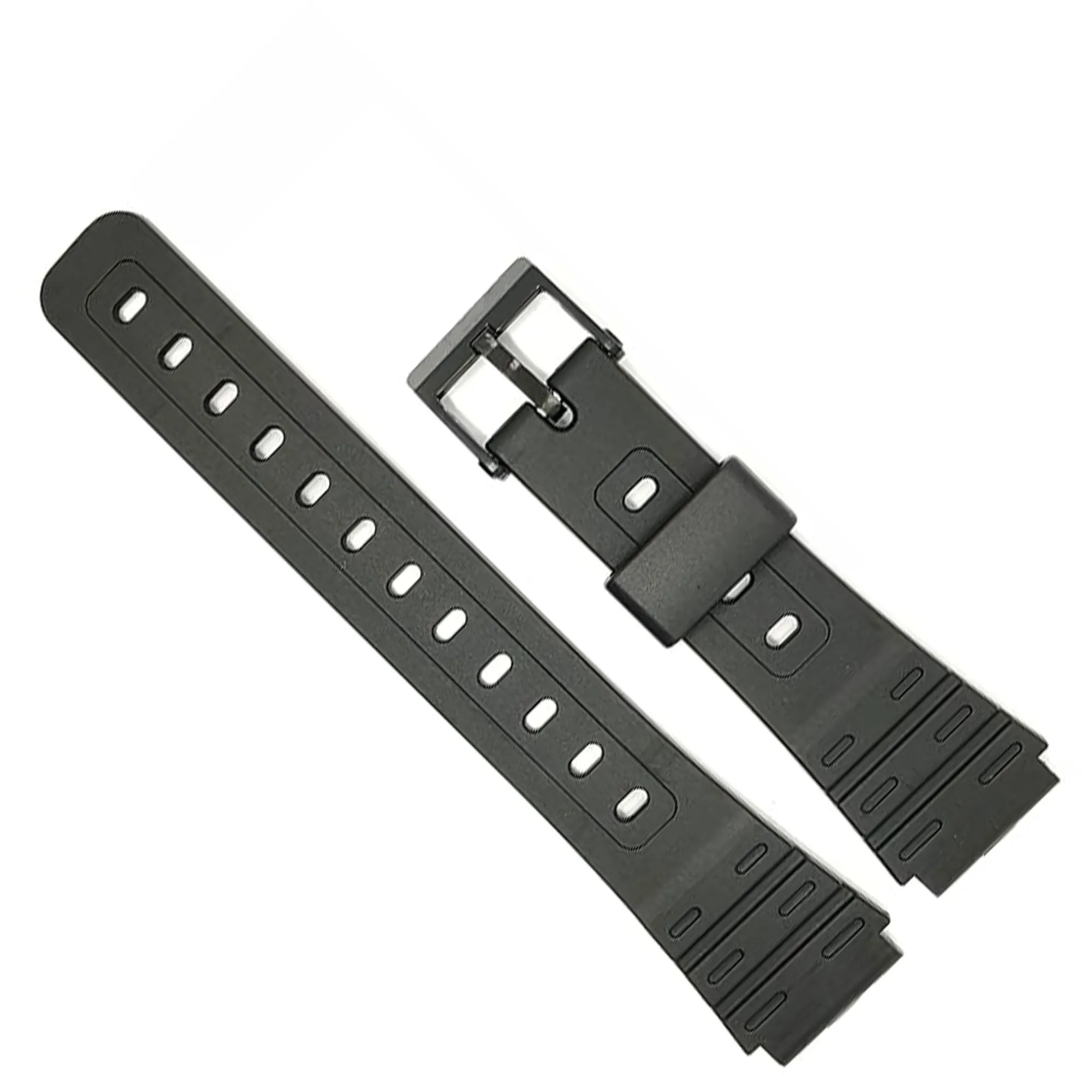 Cinturino resina compatibile con Casio W59 W63 W64 W66 W67 W85 284P1 18mm - immagine 4