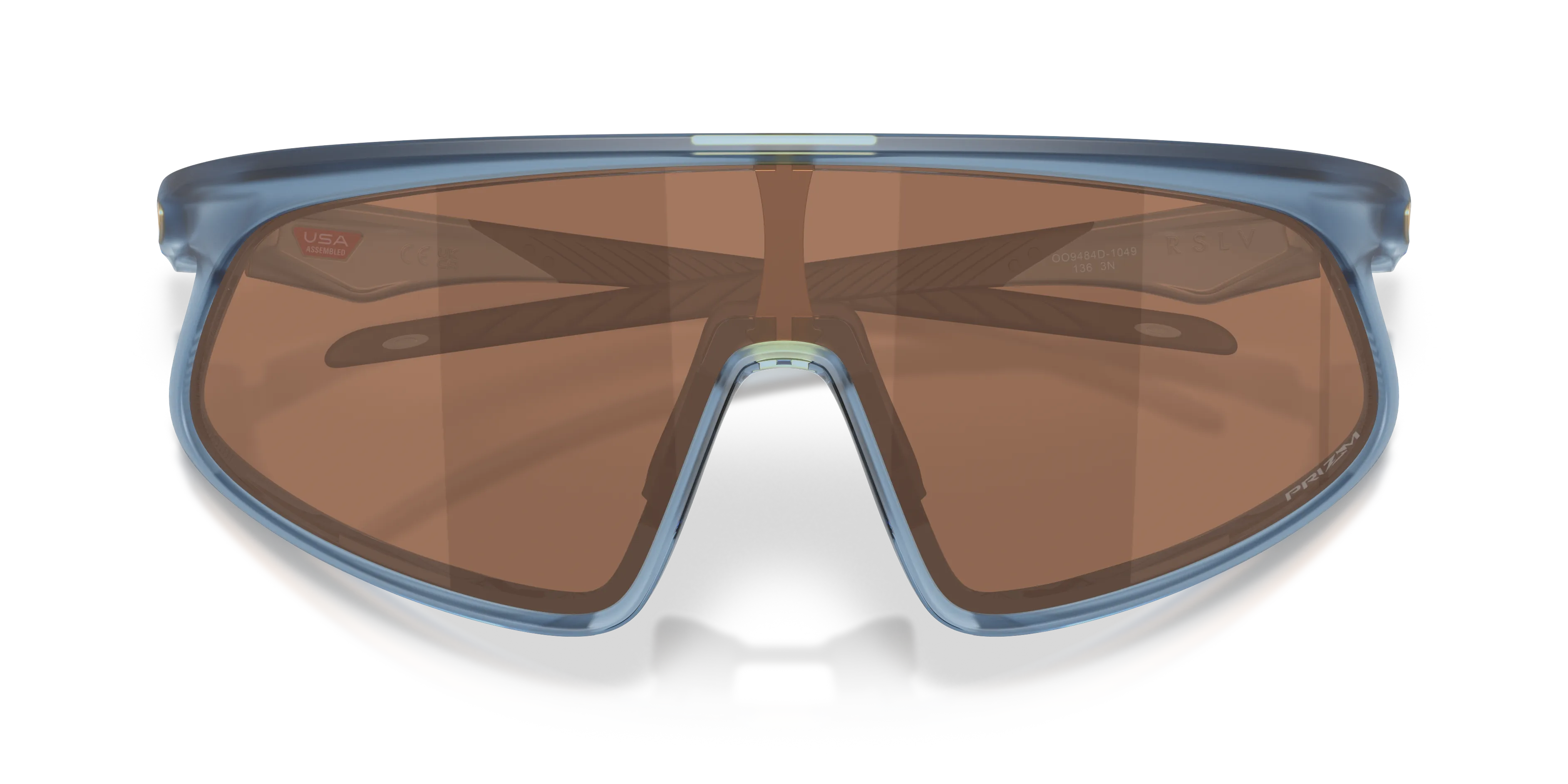 Oakley OO9484D RSLV 948410 Occhiali da sole O_Matter Blu Marrone Squadrata Normale - immagine 2