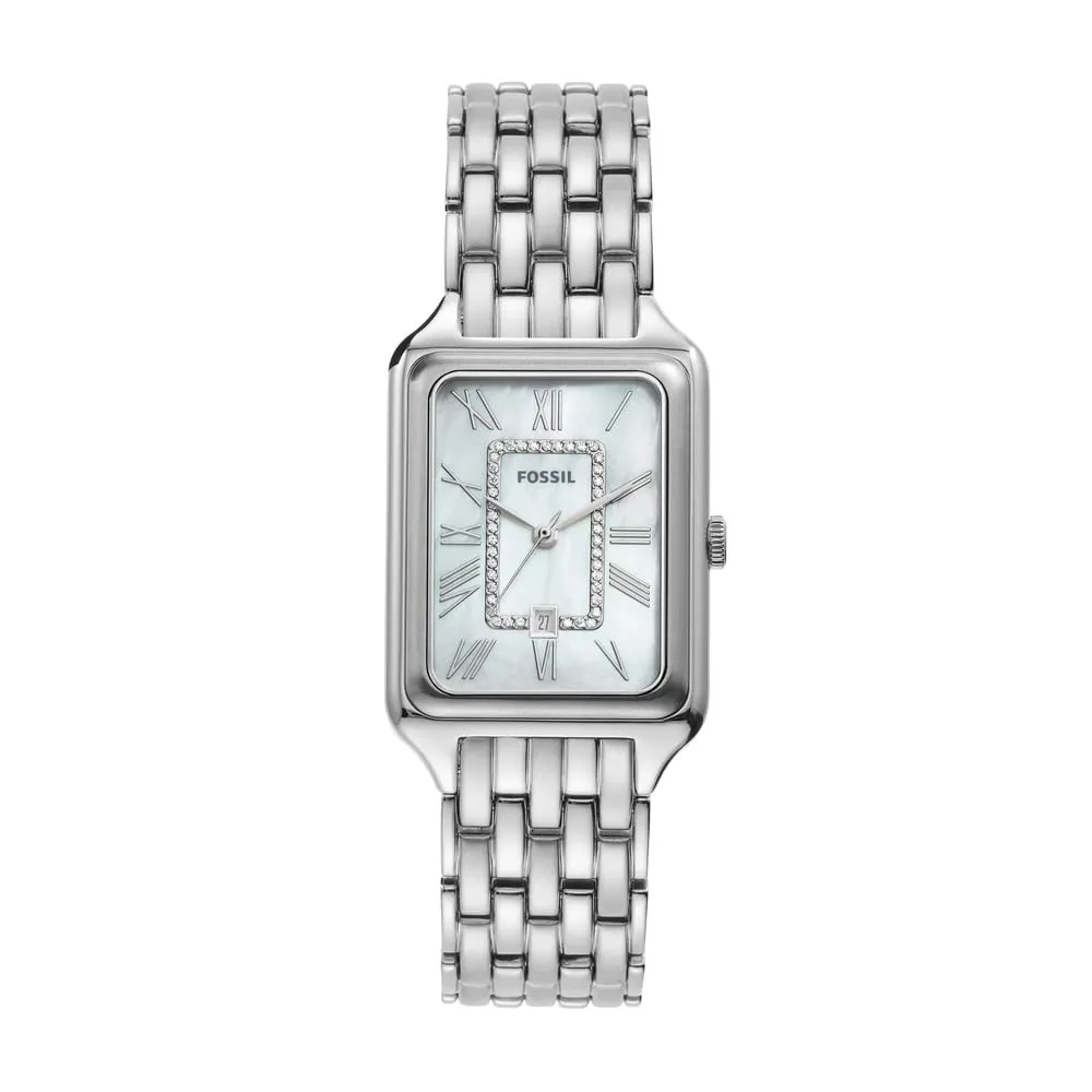 Fossil Orologio Raquel per donna, Movimento al quarzo a tre lancette con cinturino in acciaio inossidabile - immagine 1