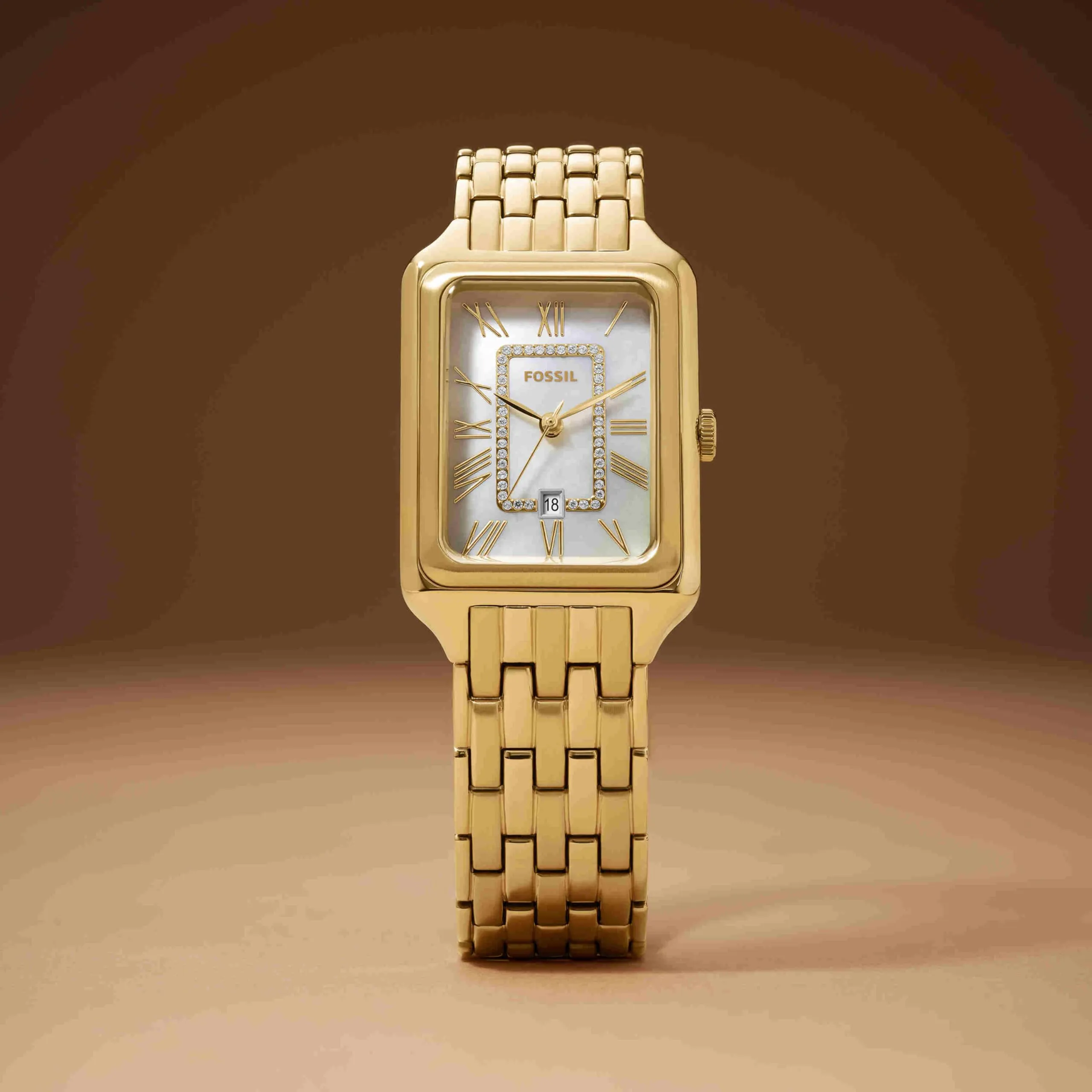 Fossil Orologio Raquel per donna, Movimento al quarzo a tre lancette con cinturino in acciaio inossidabile - immagine 6