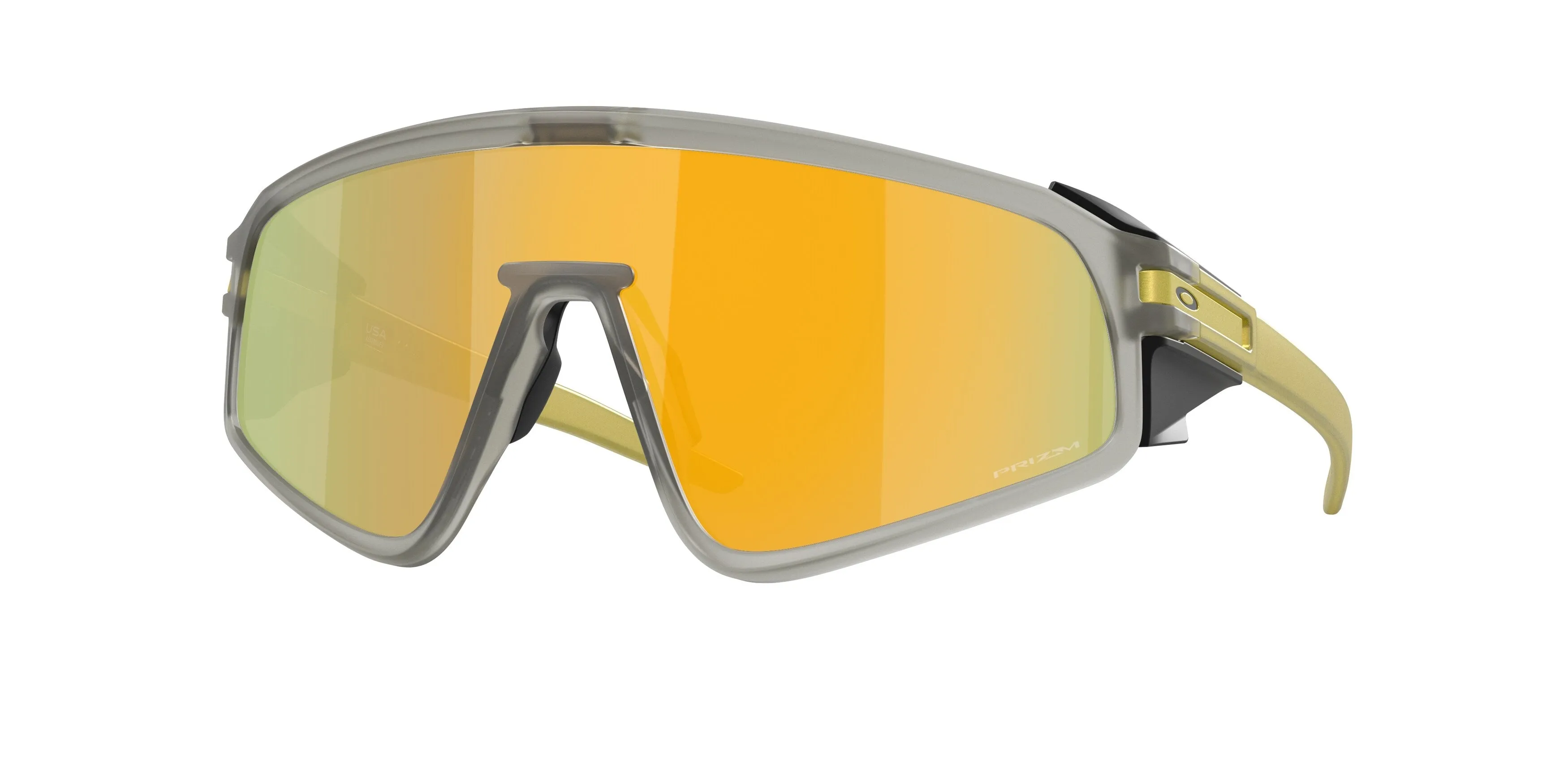 Oakley OO9404 LATCH PANEL 940424 Occhiali da sole O_Matter Grigio Oro Maschera Normale - immagine 1