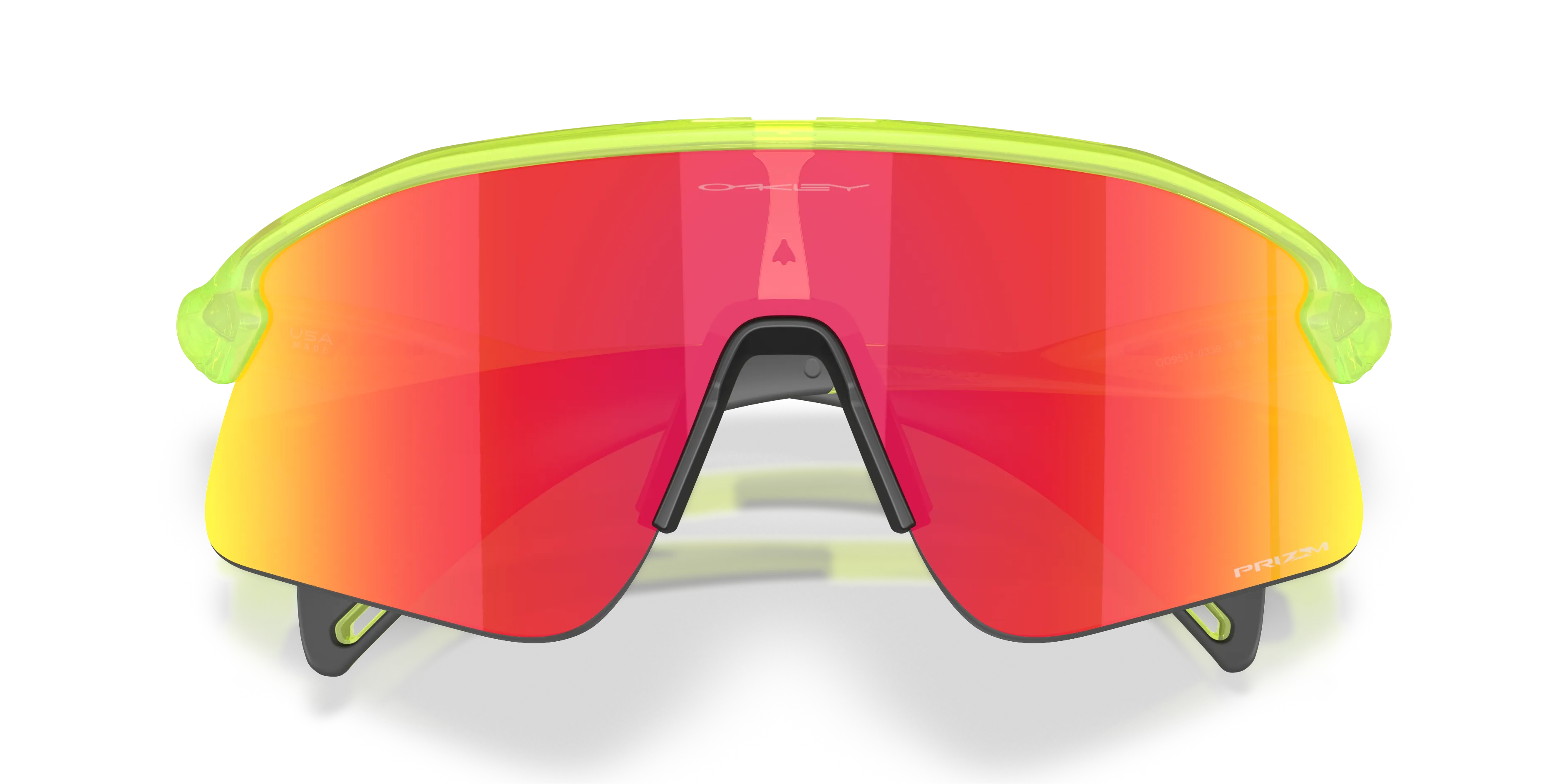 Oakley OO9517 STUNT DEVIL 951703 Occhiali da sole O_Matter Verde Rosso Squadrata Normale - immagine 2